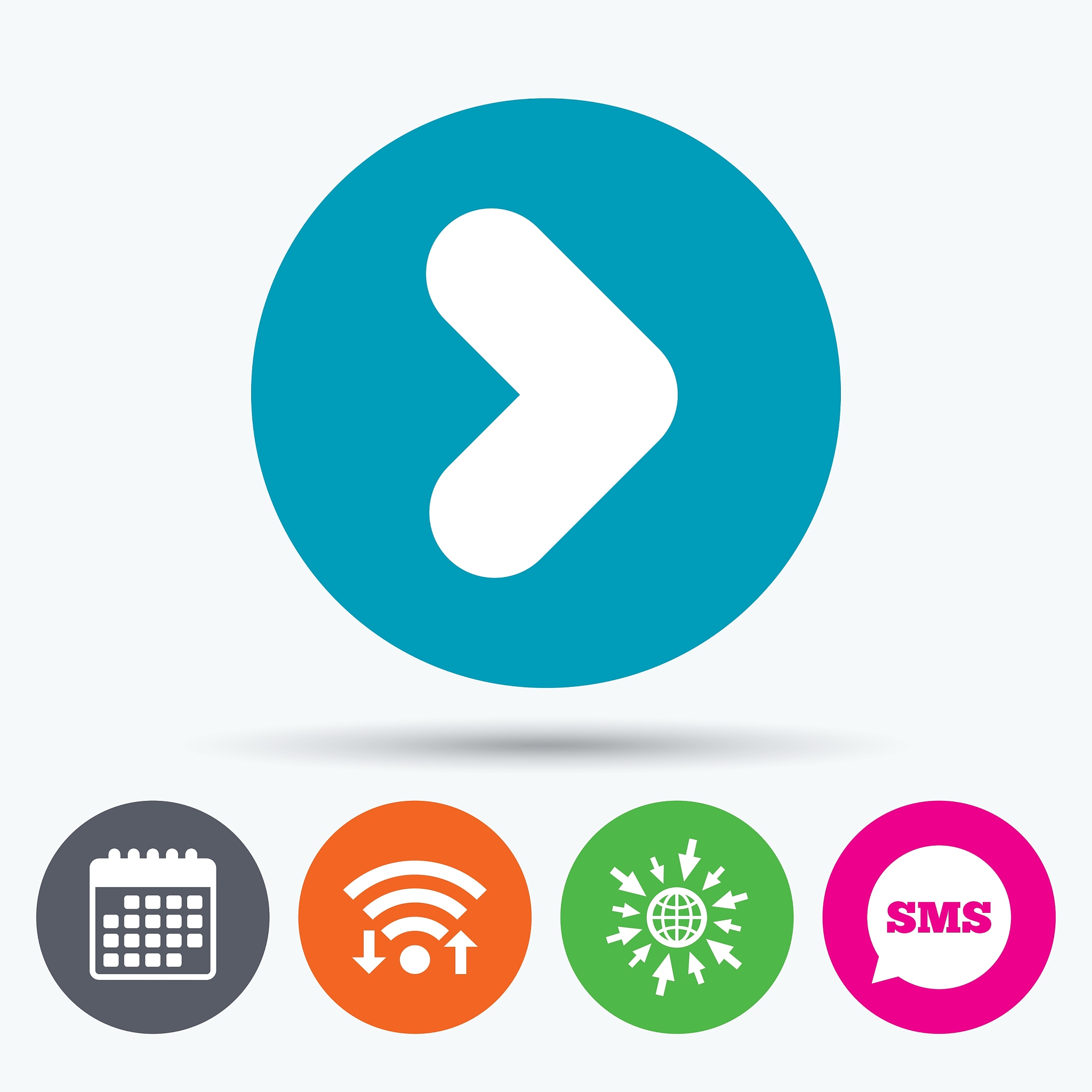 arrow sign icon next button navigation symbol