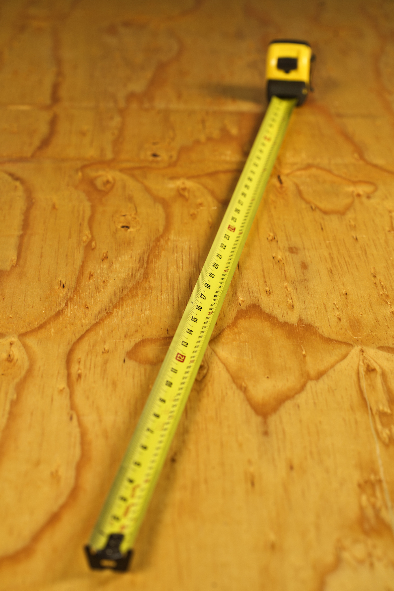 combination metric and imperial tape measure.