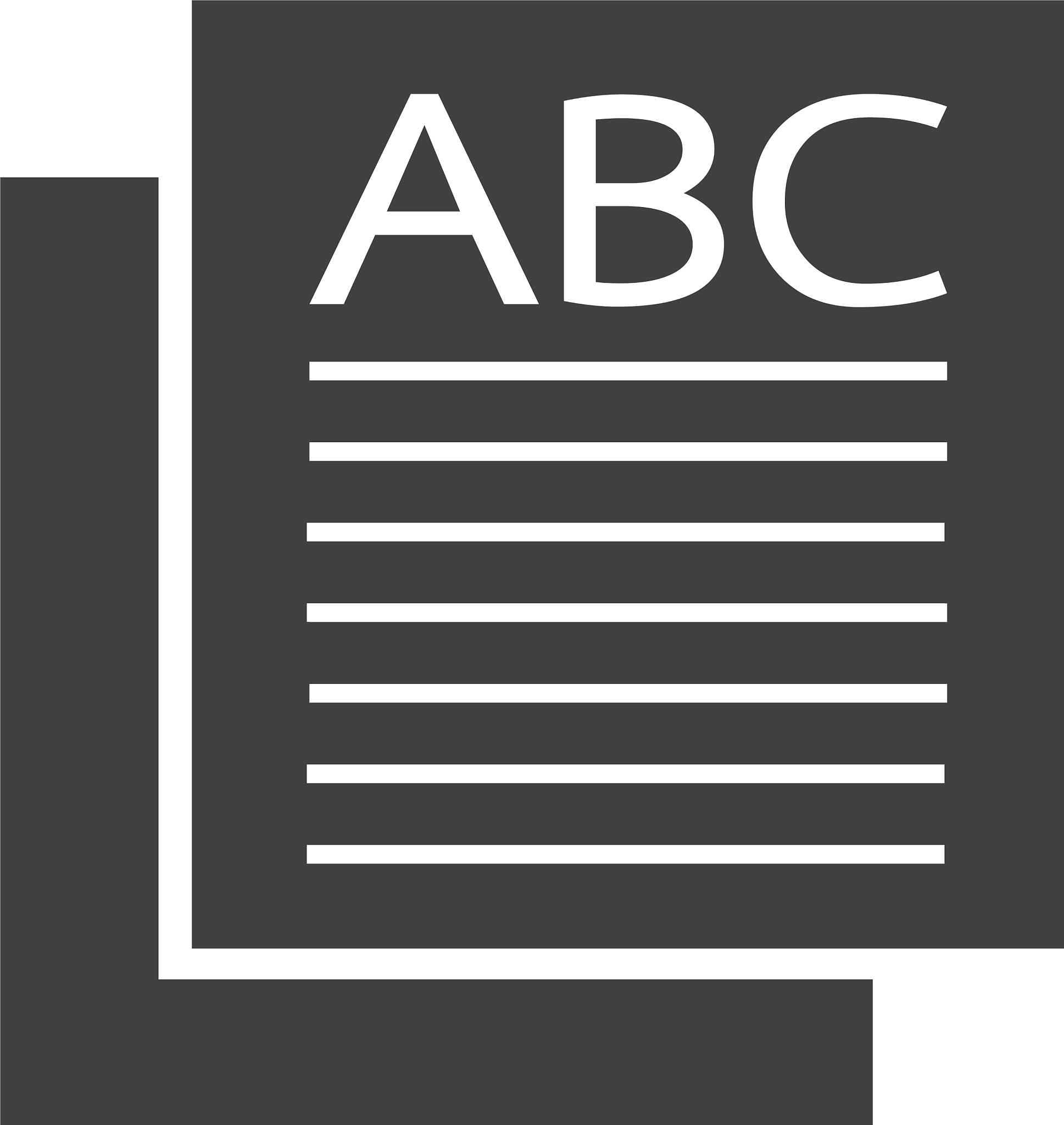 page icon sign