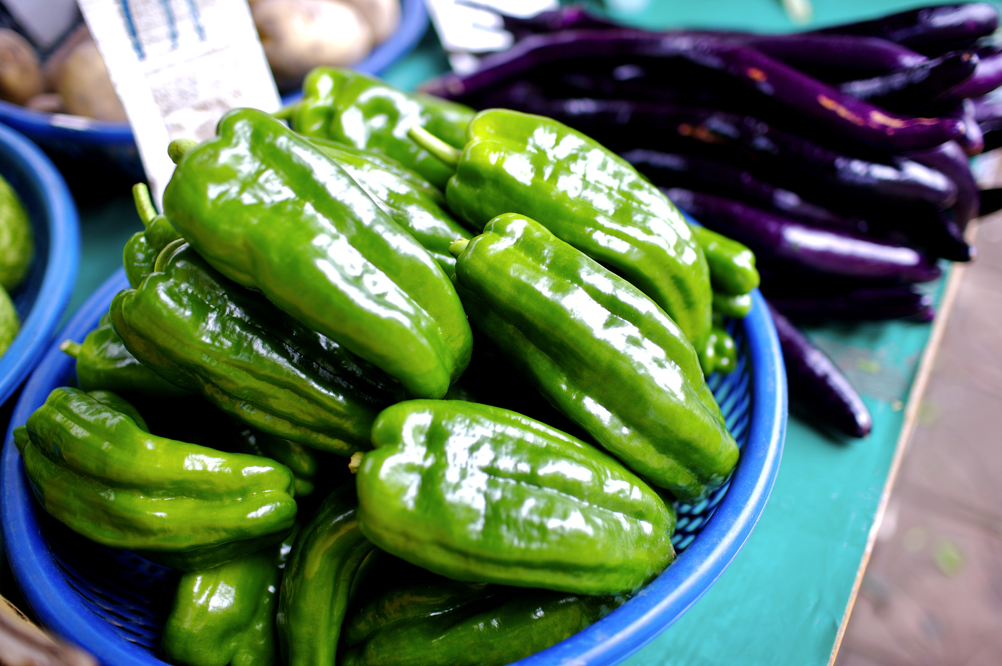 市场,蔬菜,青椒
