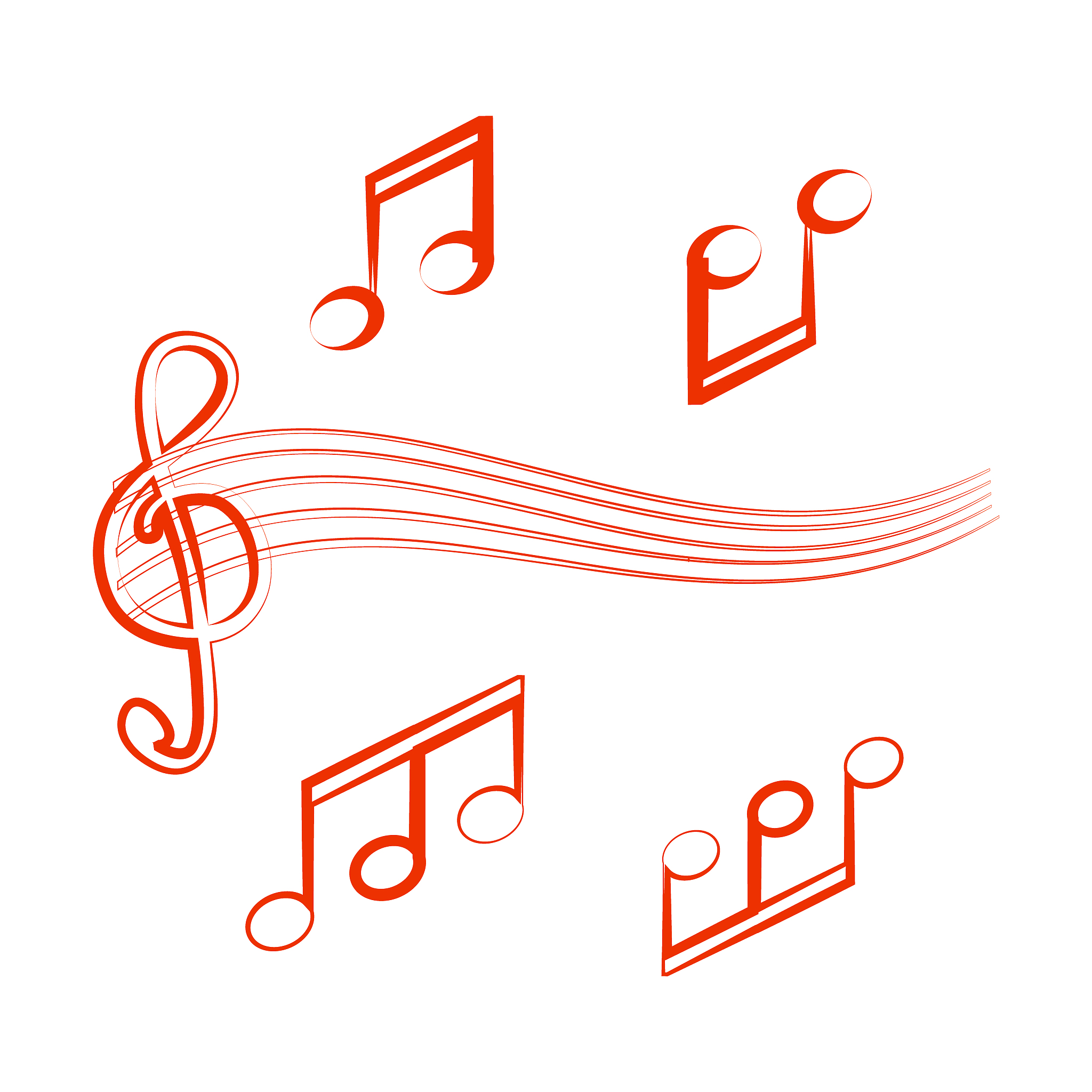 music note doodle style. music note vector