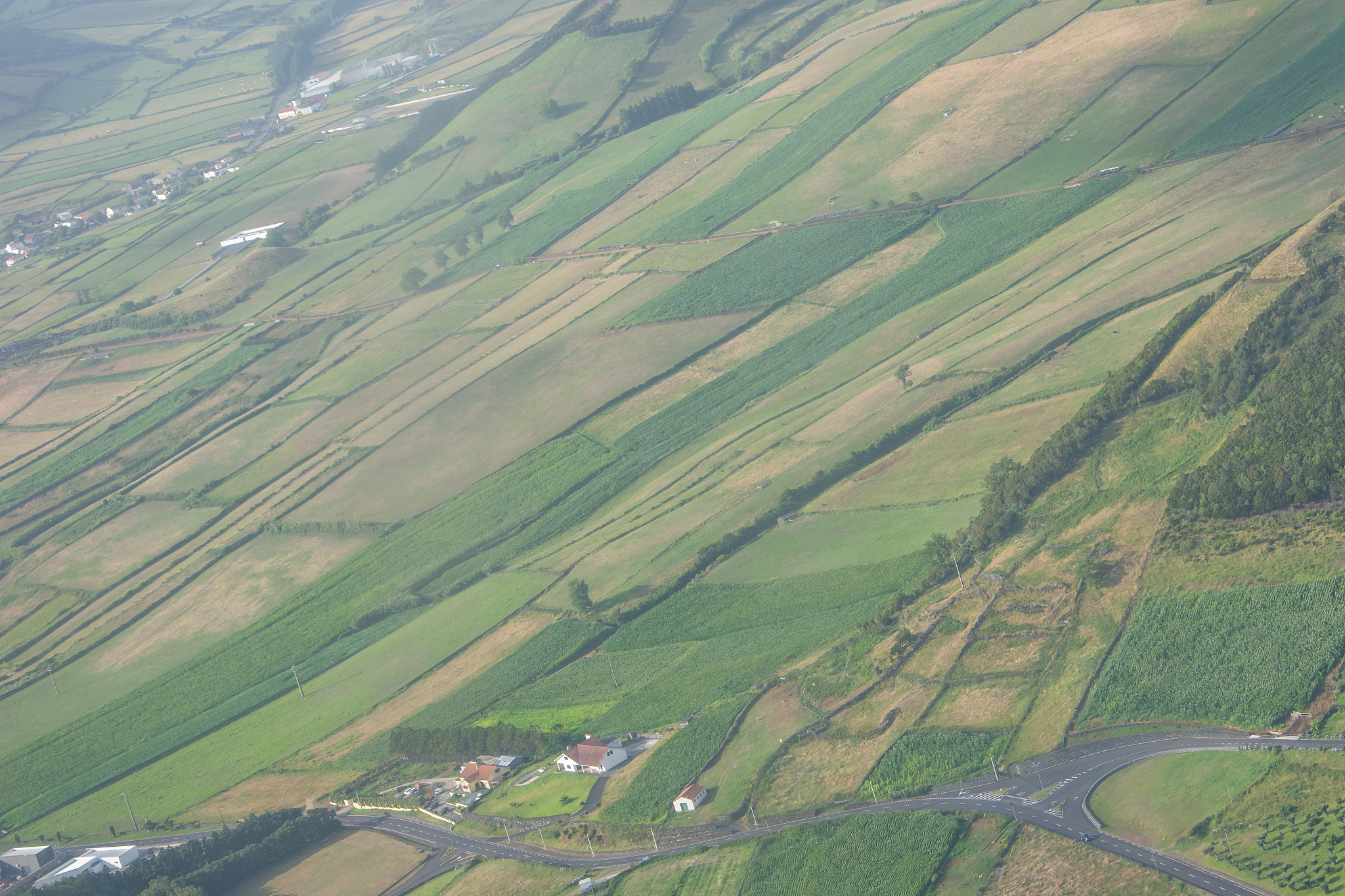 walk on the azores archipelago. discovery of the island of sao j
