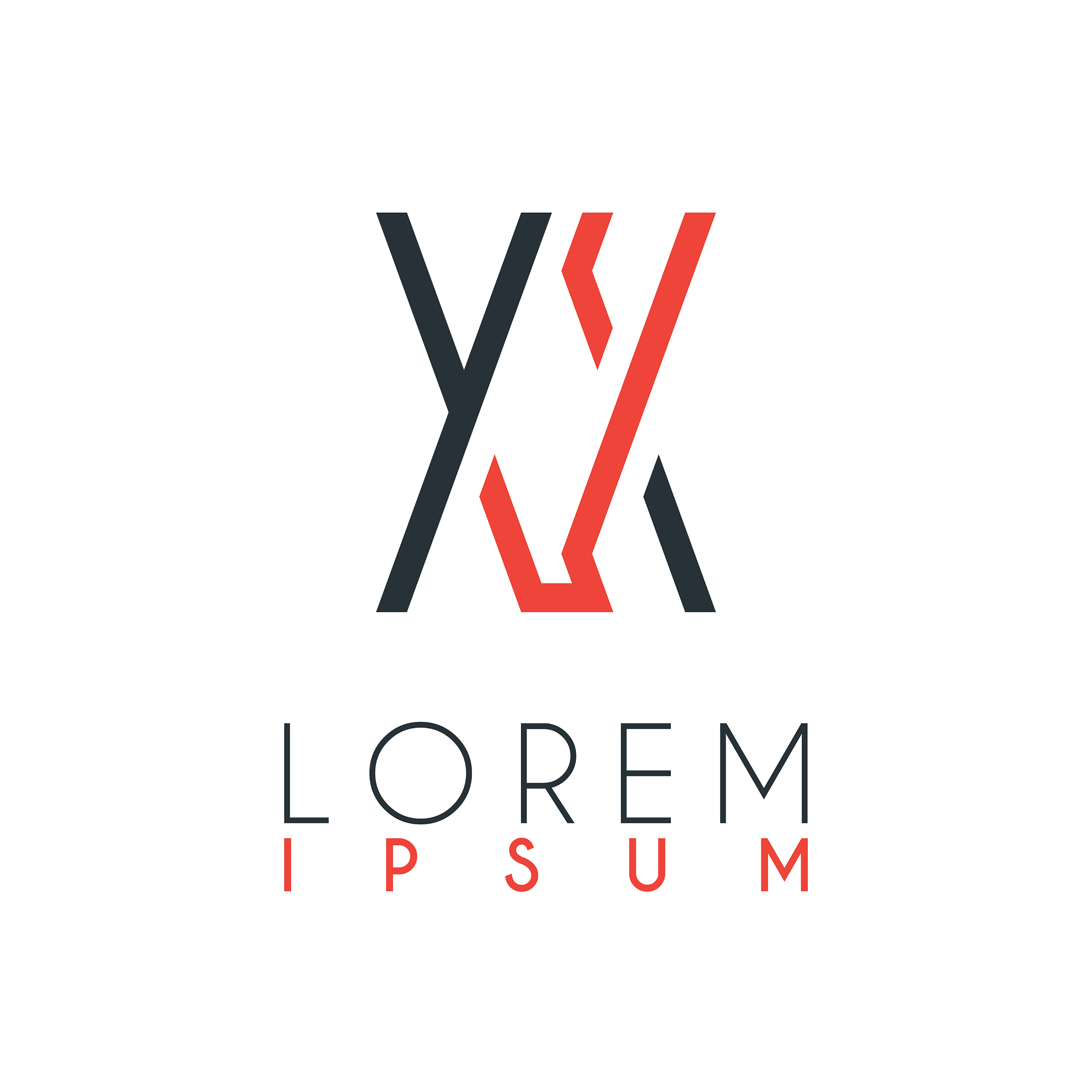 the logo between letter x and letter x or xx