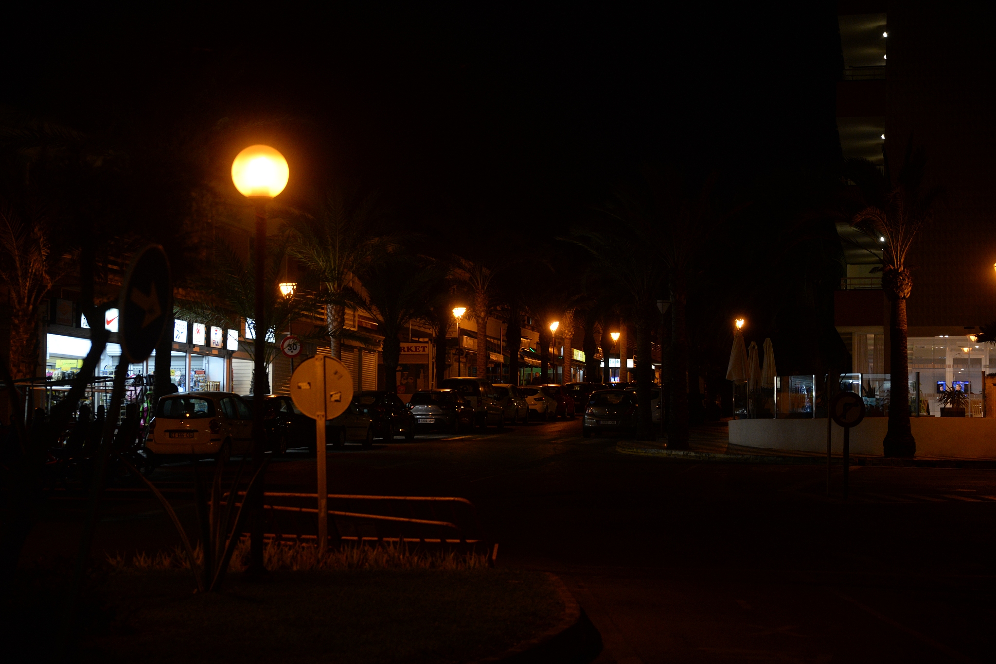 evening in  in can picafort, mallorca
