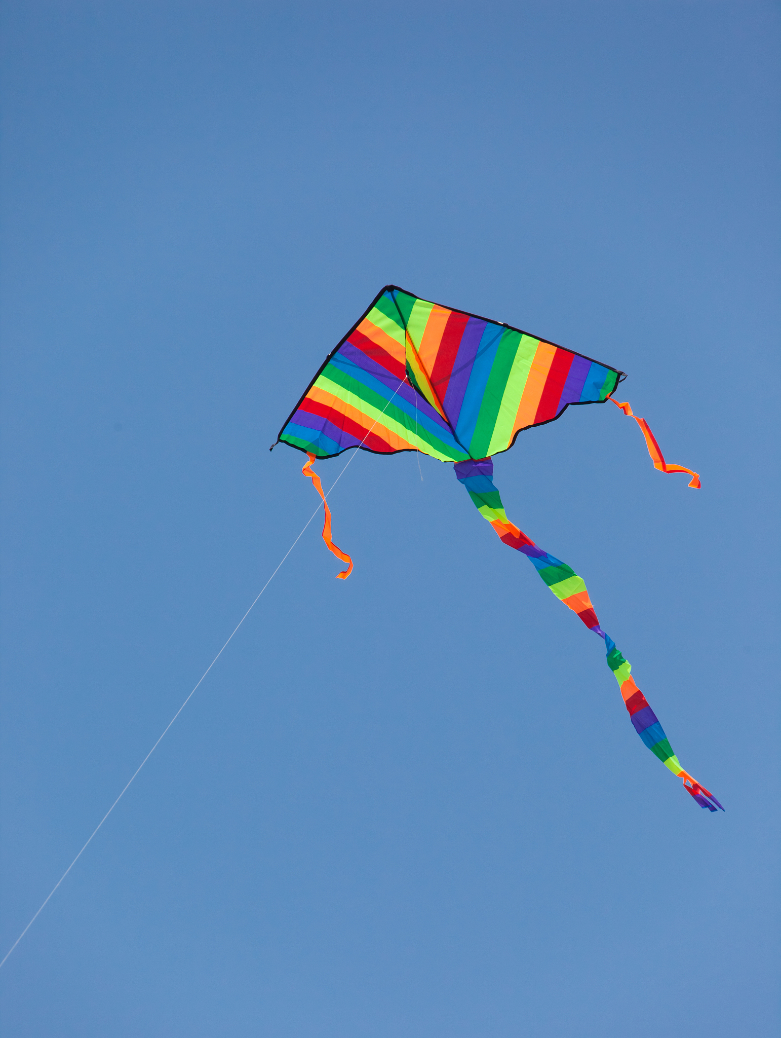 kite over blue sky