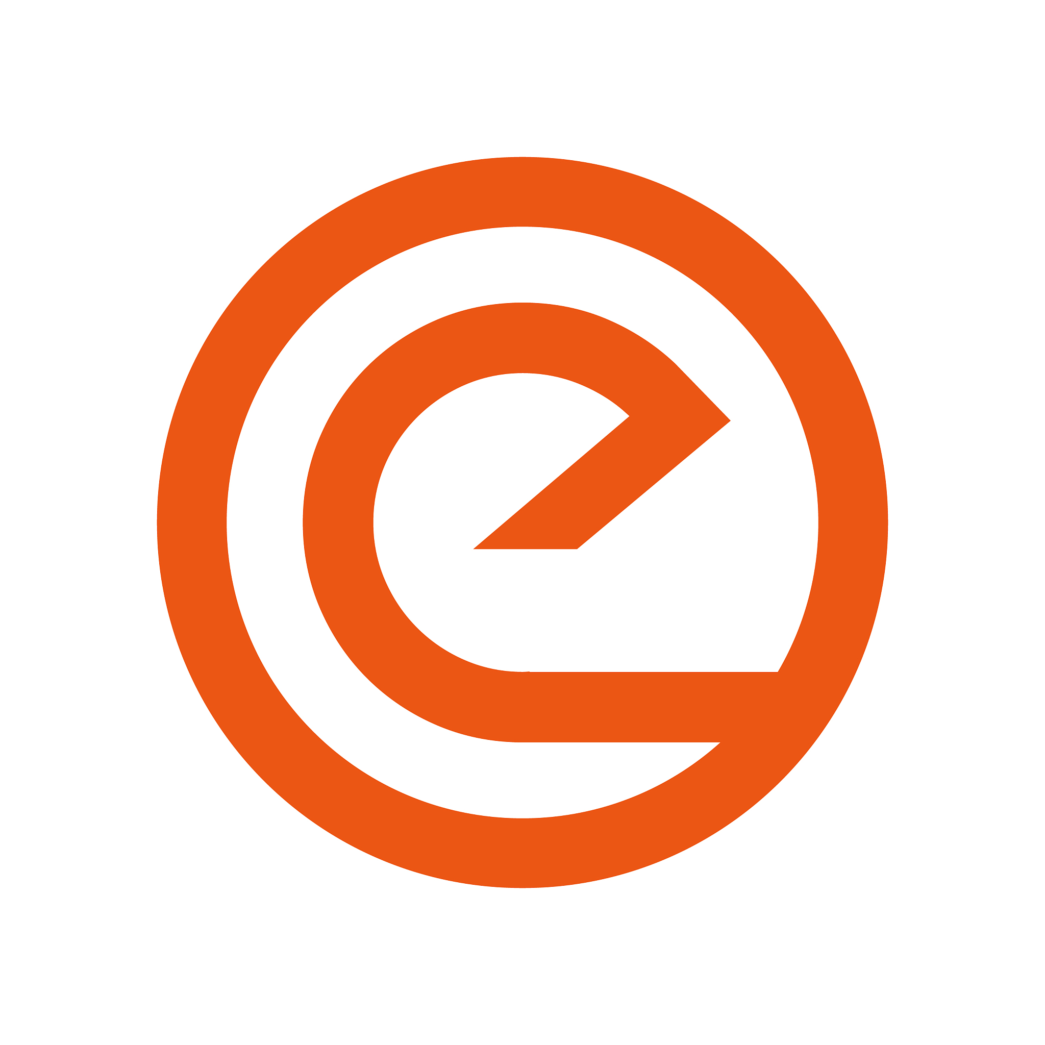 stract letter e logo design template elements