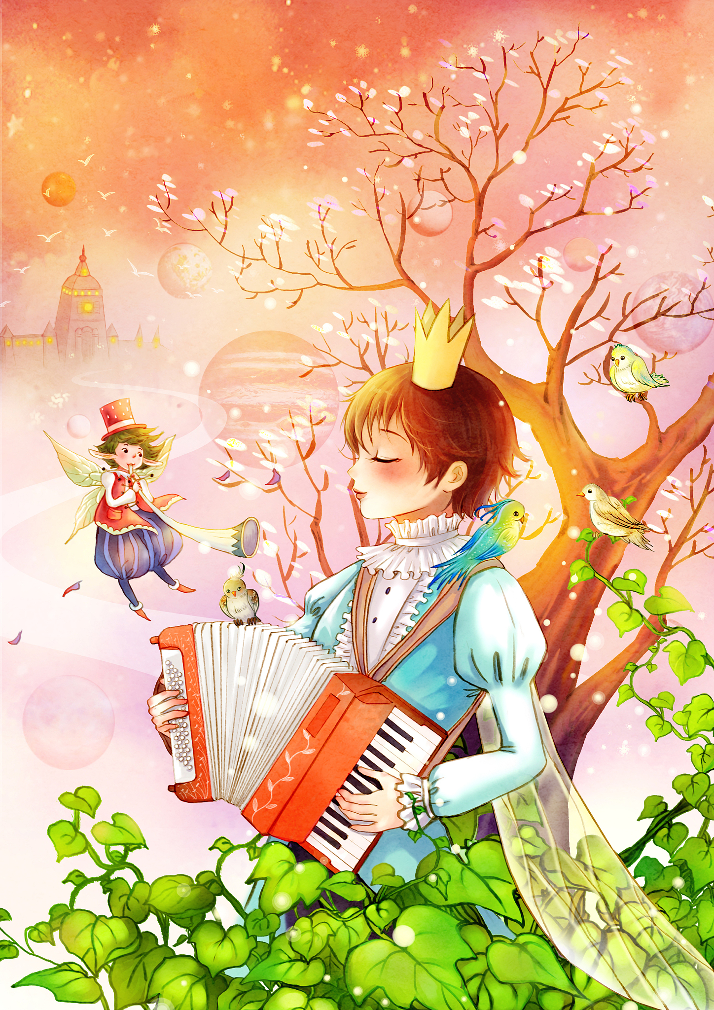 描述小王子玩偶