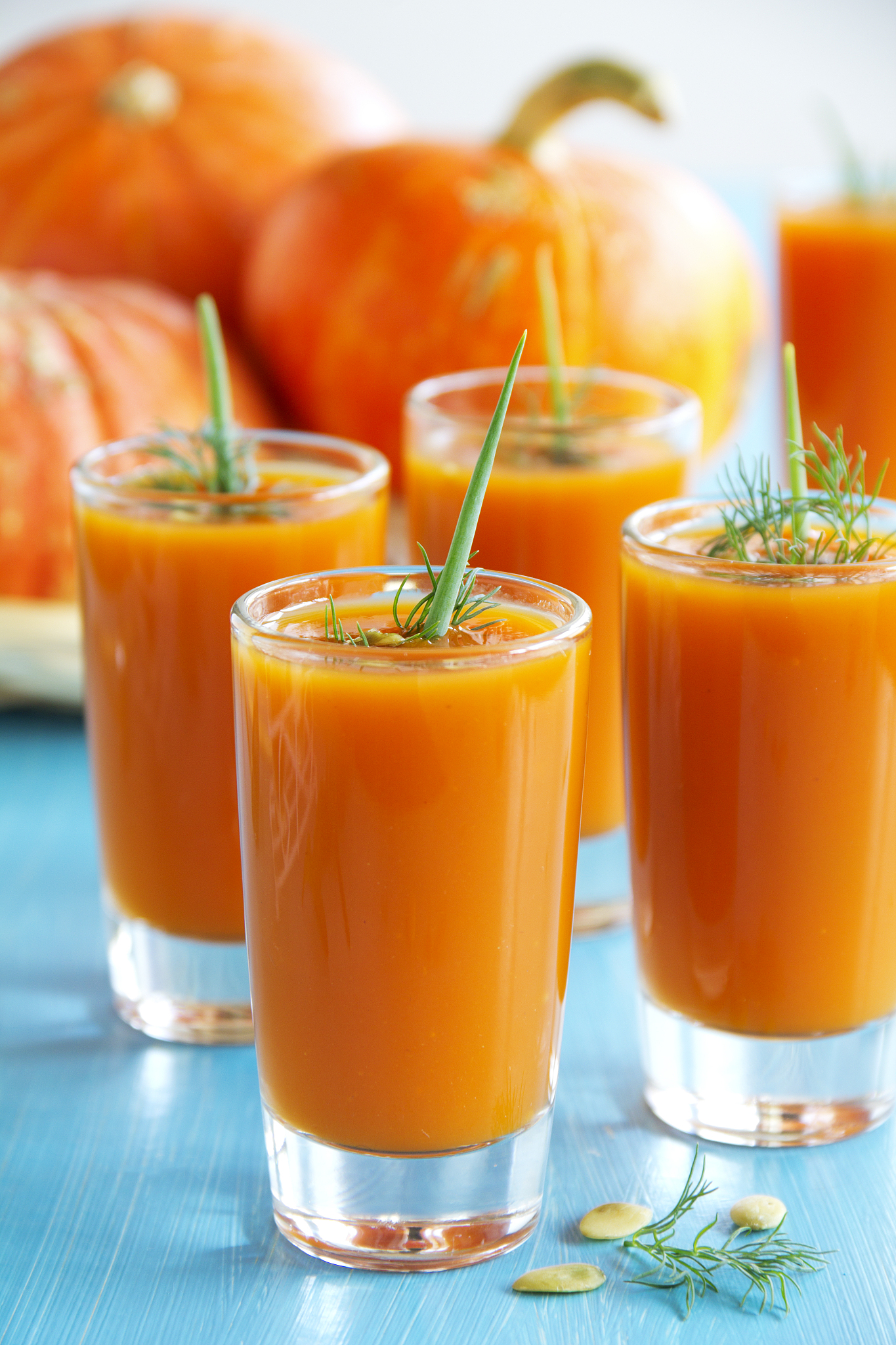 胡萝卜南瓜汁的做法_感恩节从一道健康营养的～胡萝卜南瓜汁开启