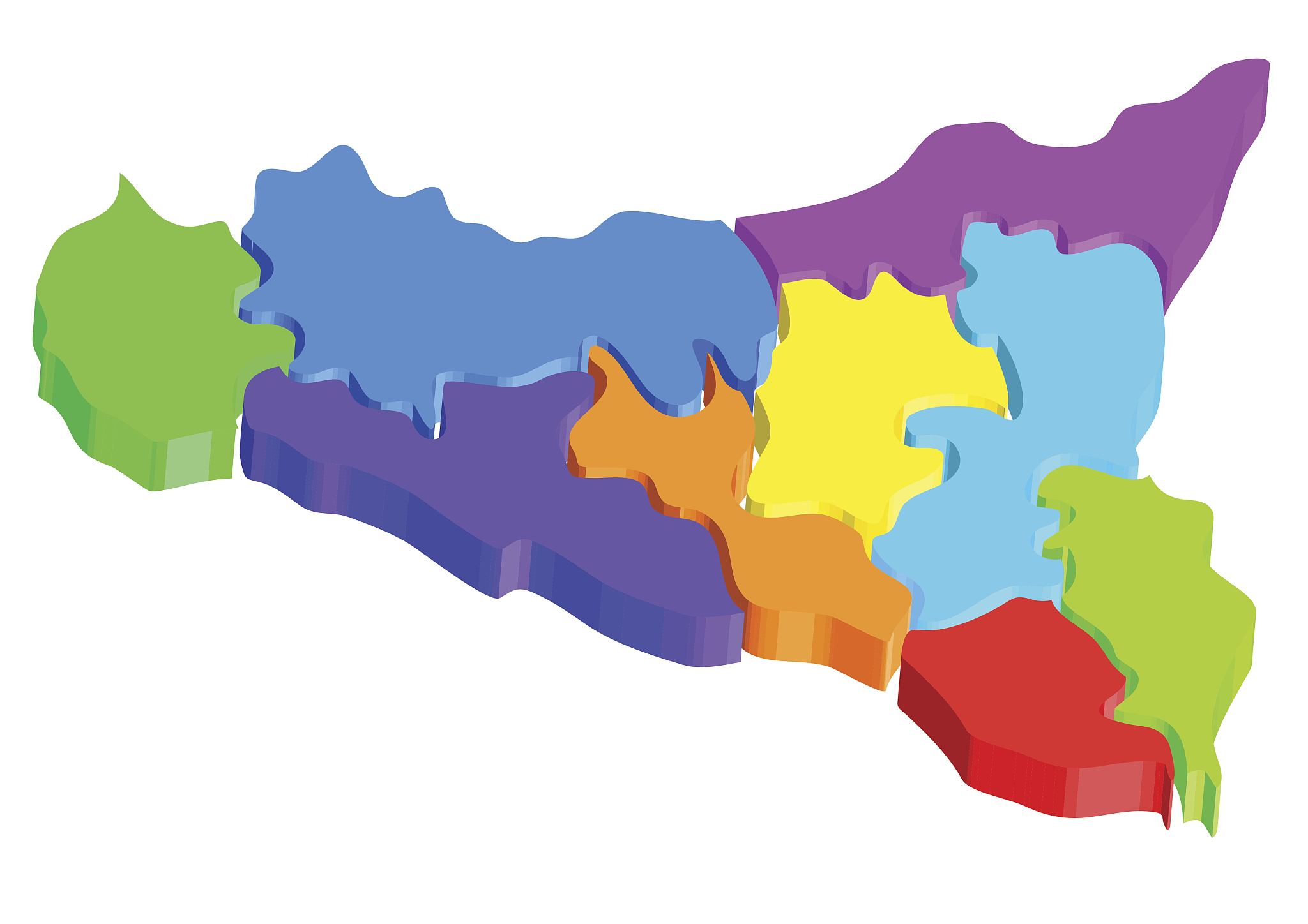 sicily map