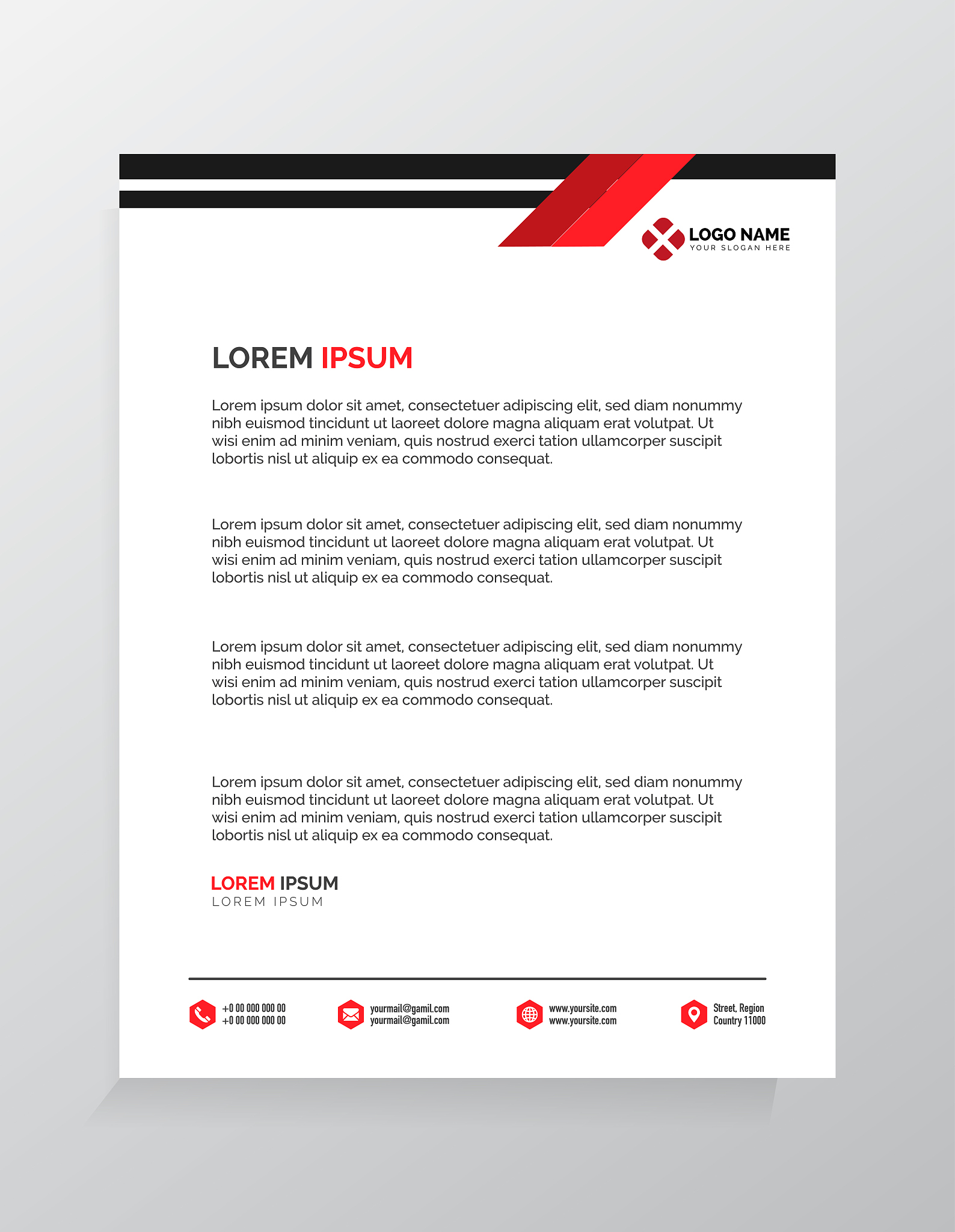 改进意见文档模板