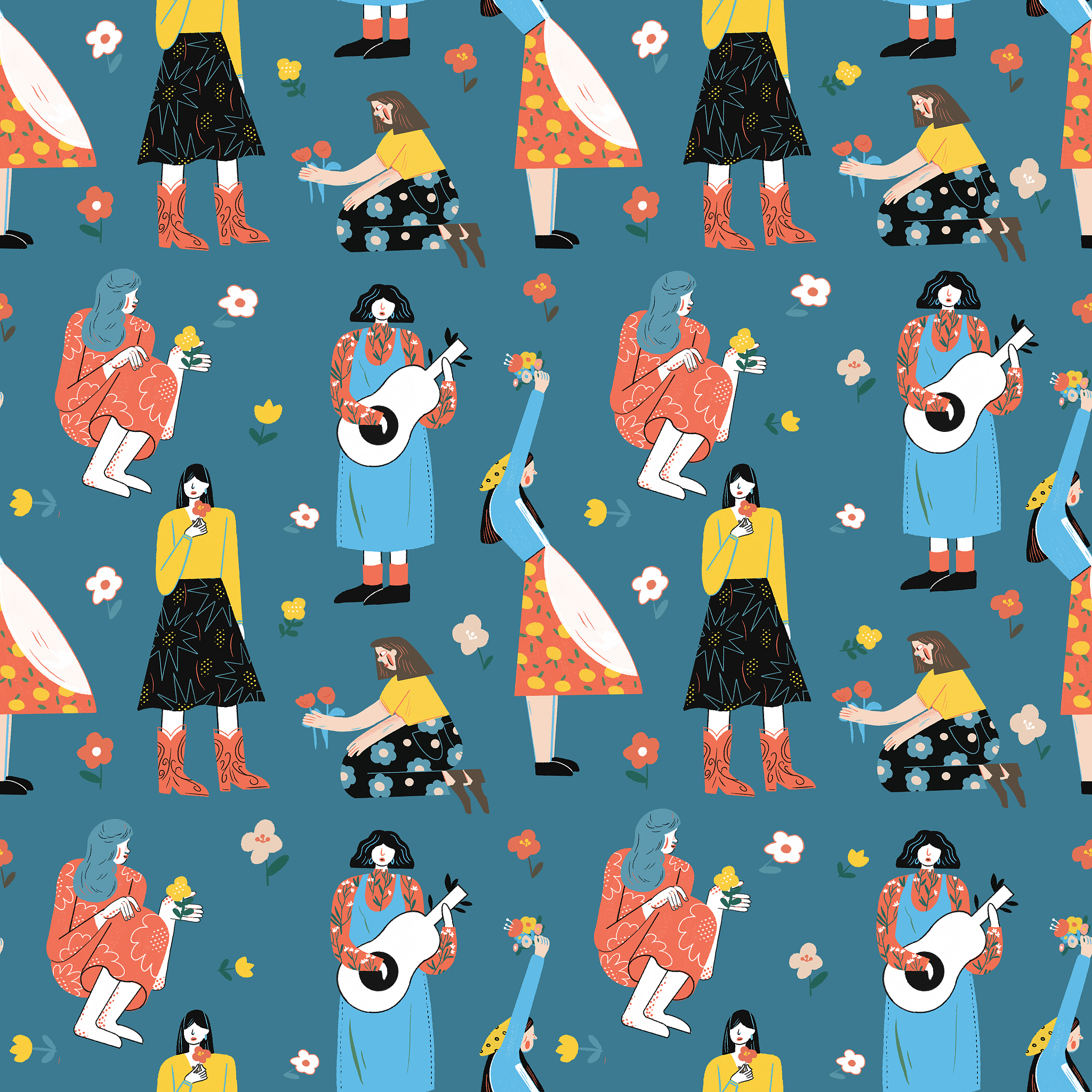 搭配法则明亮的色系和趣味的印花组合在一起童真而又率直的气息自然散发或许服饰版型偏向简约常规但在时尚元素的构筑下充满了时尚张力