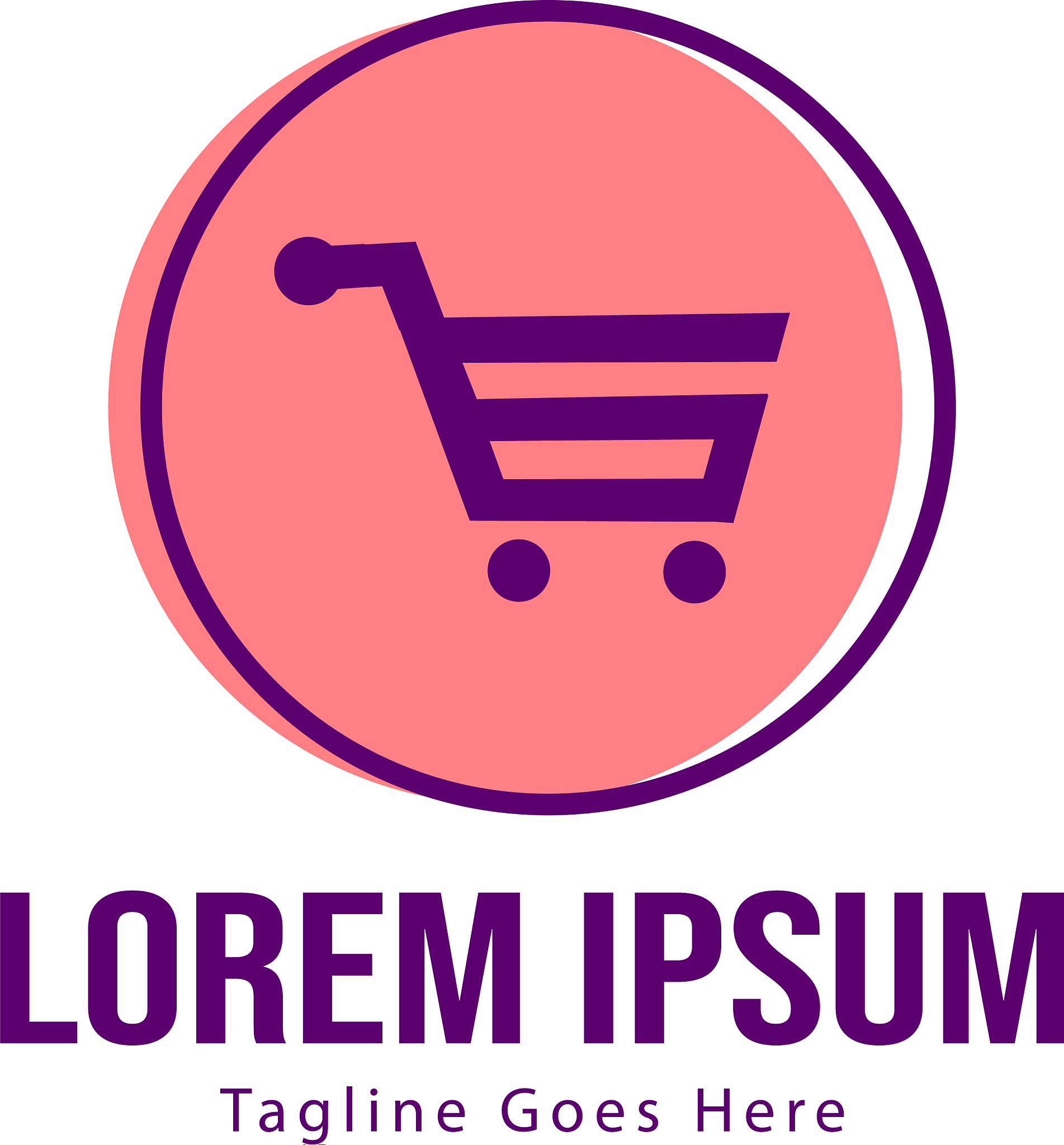 shopping logo template design shopping logo with