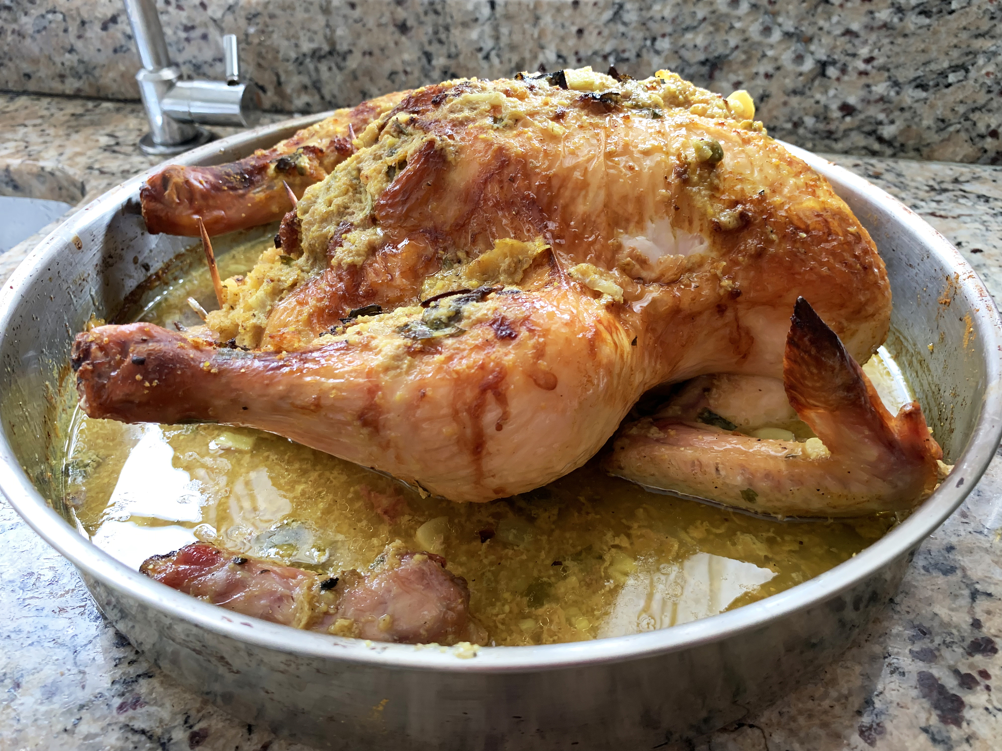 a real homemade roasted chicken