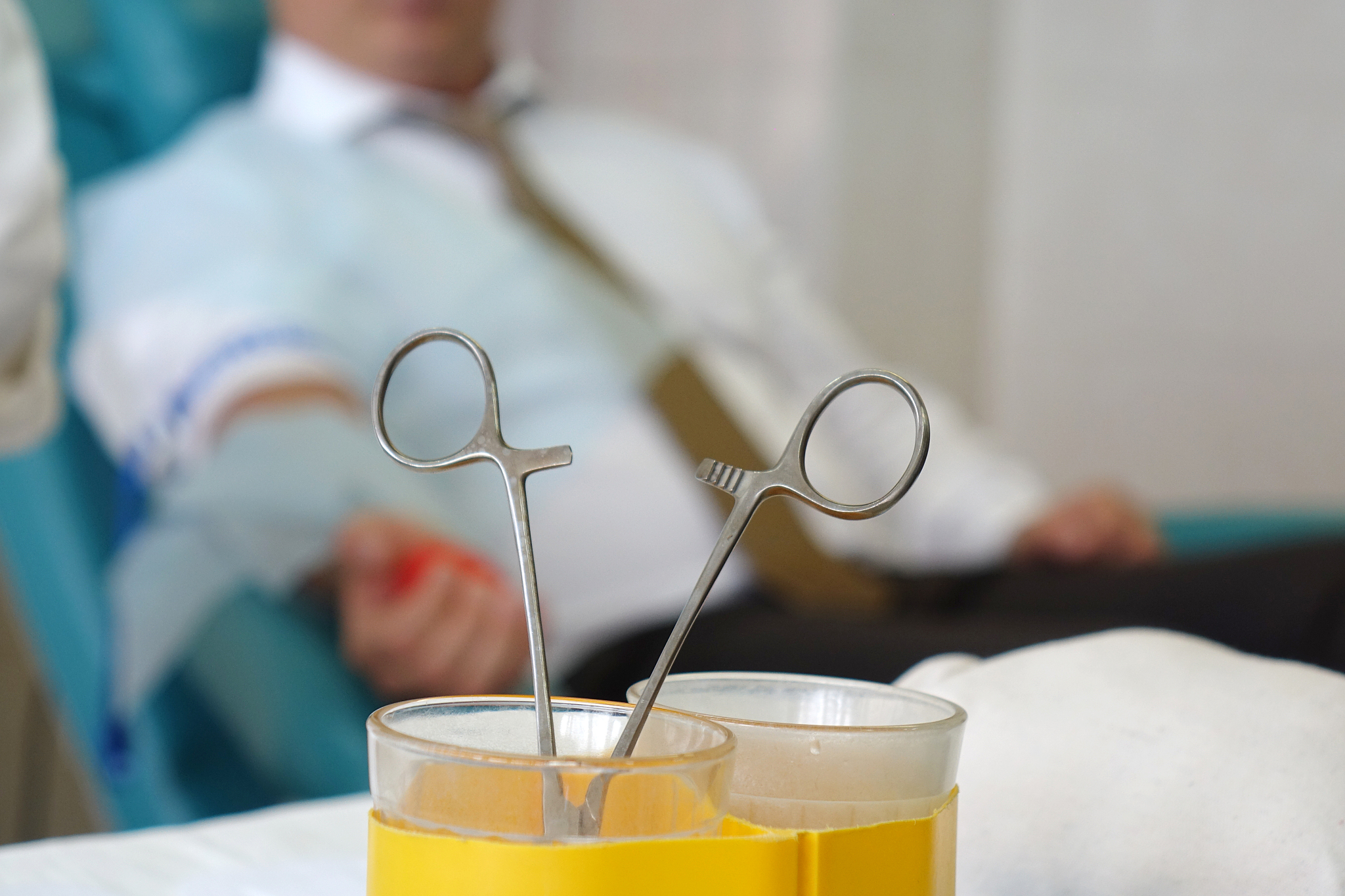 medical equipment for blood donors.