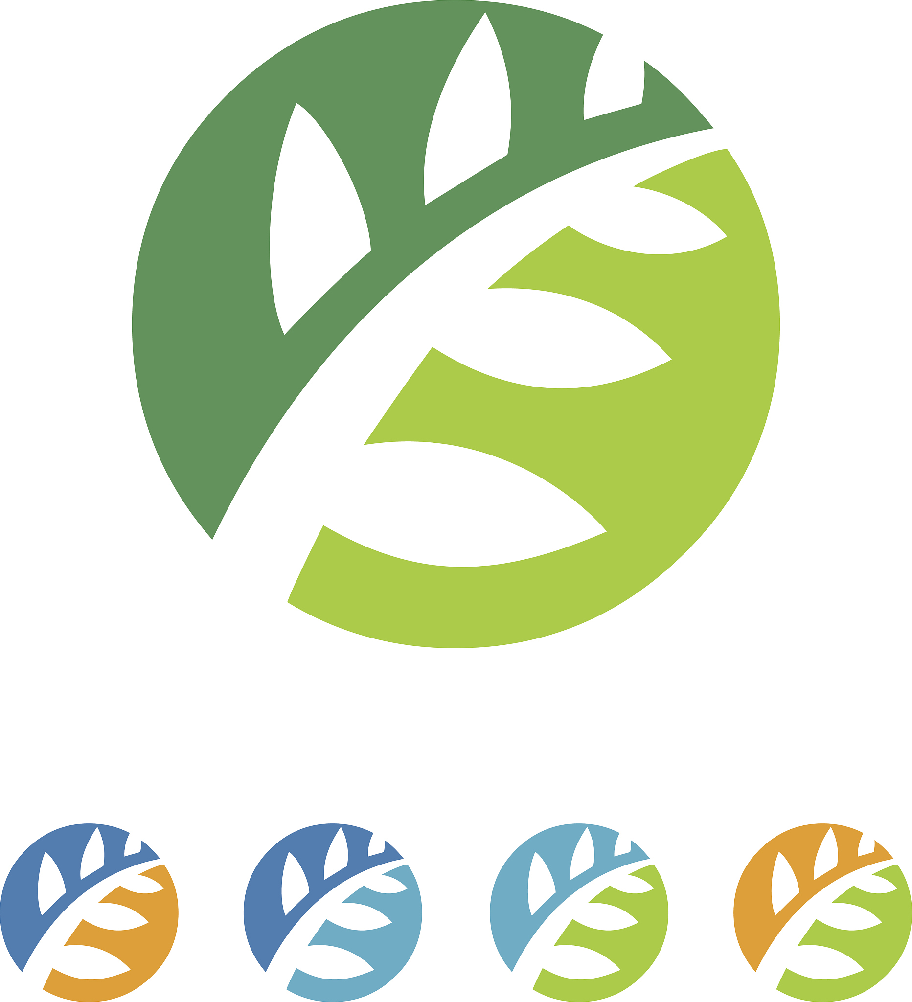natural leaf icon design template