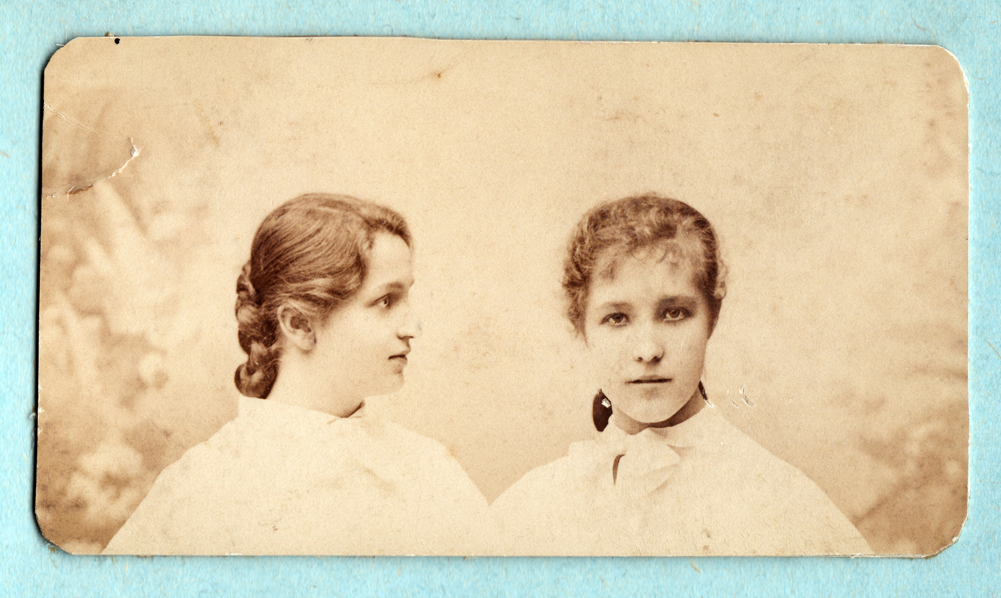 vintage photograph of a young woman