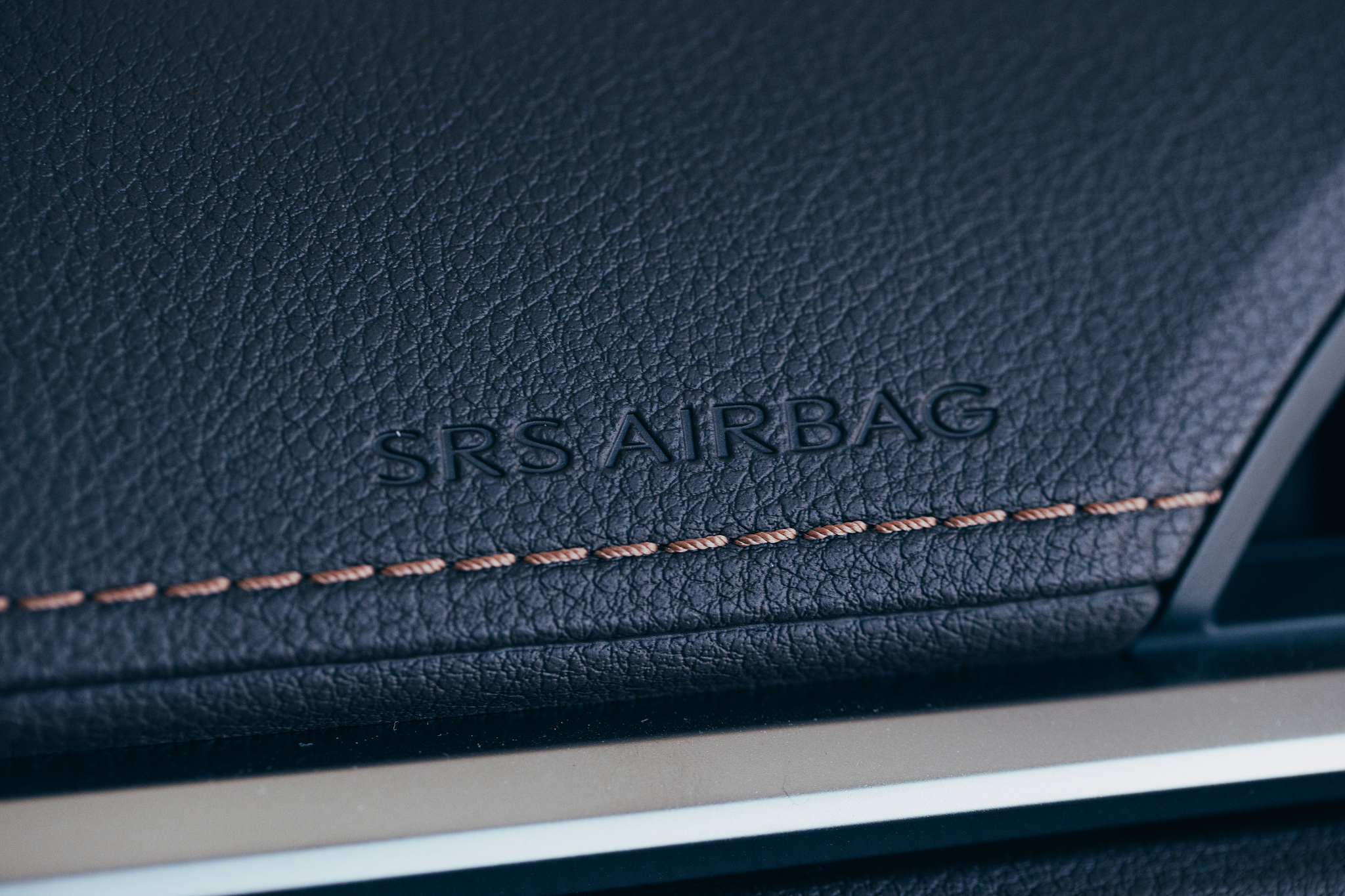 srs airbag in a new modern car