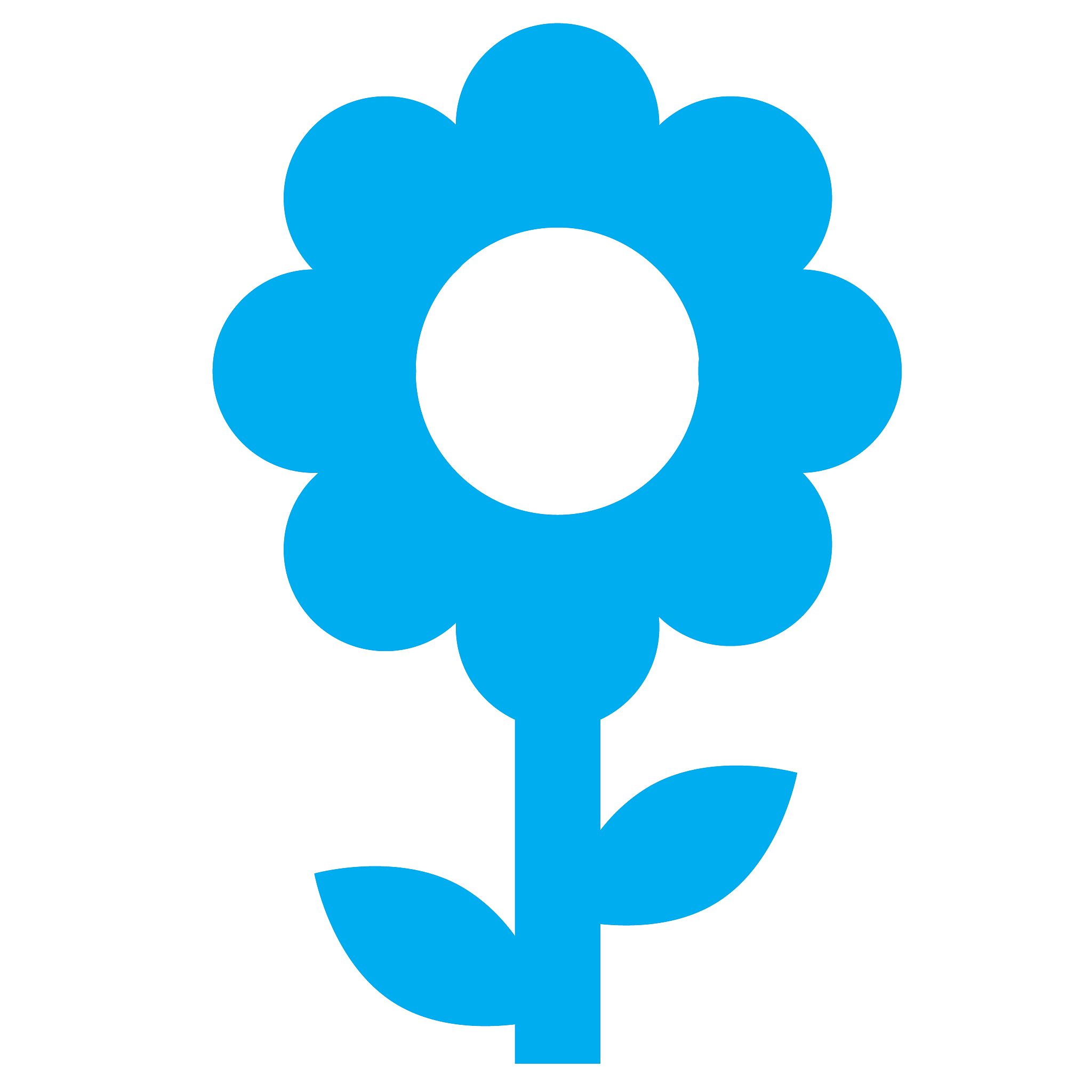 flower icon on white background. flat style. flower sign for you