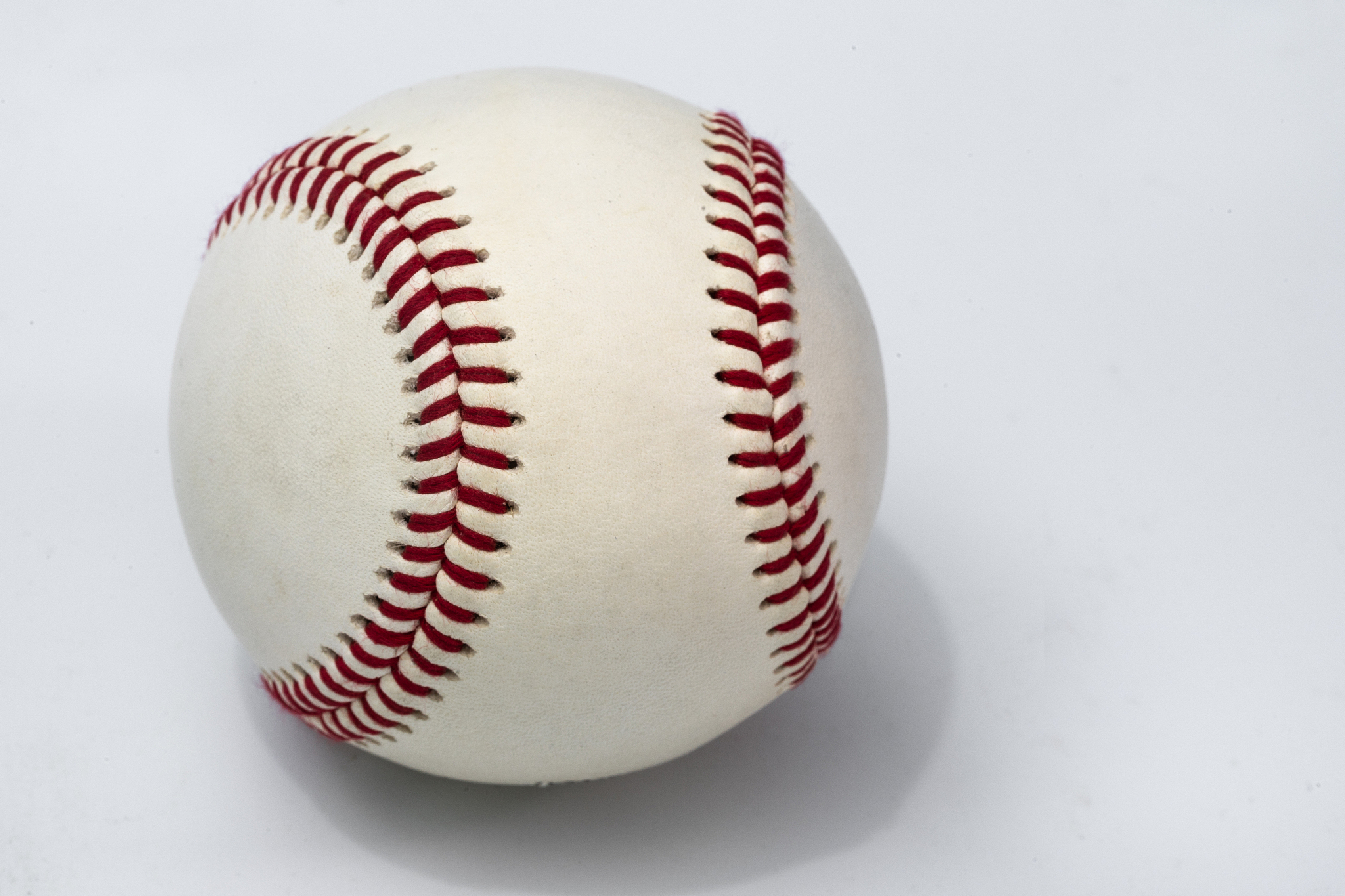 baseball white background