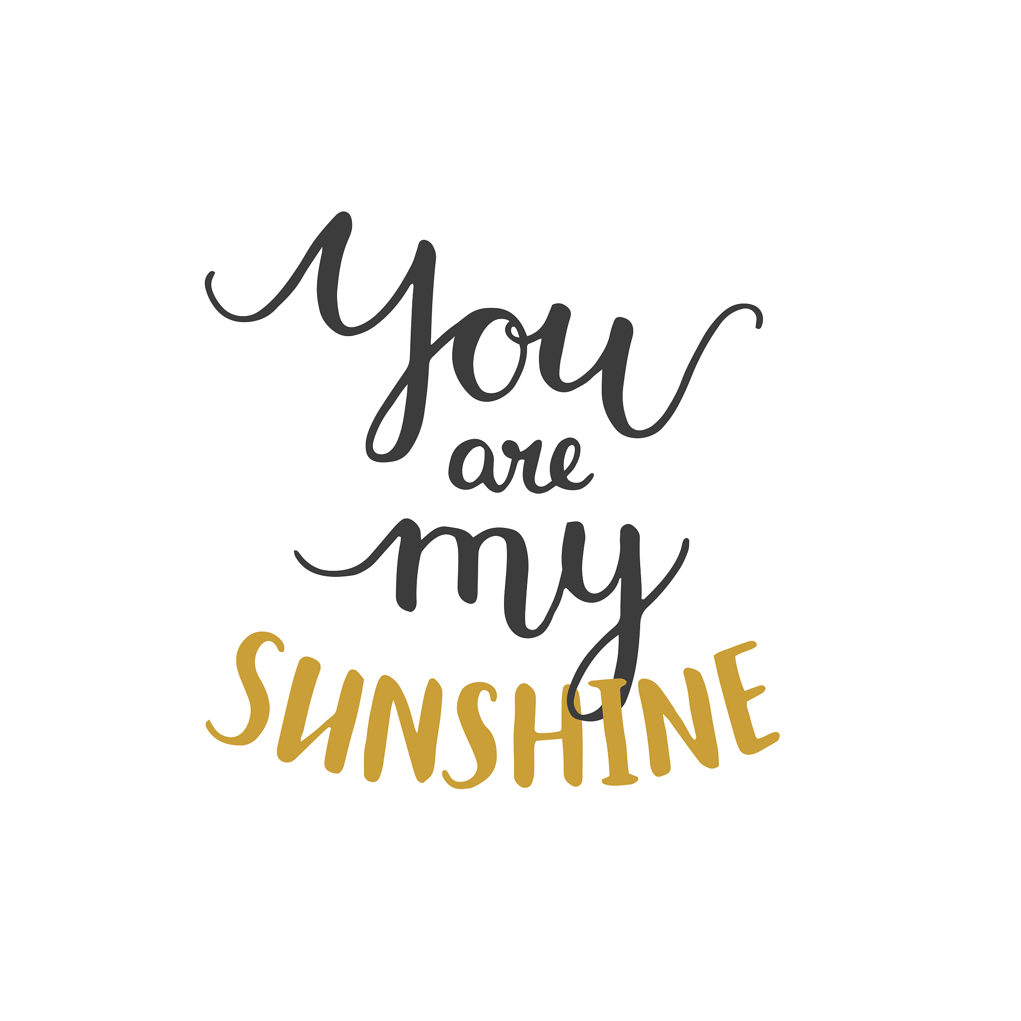 you are my sunshine, romantic card