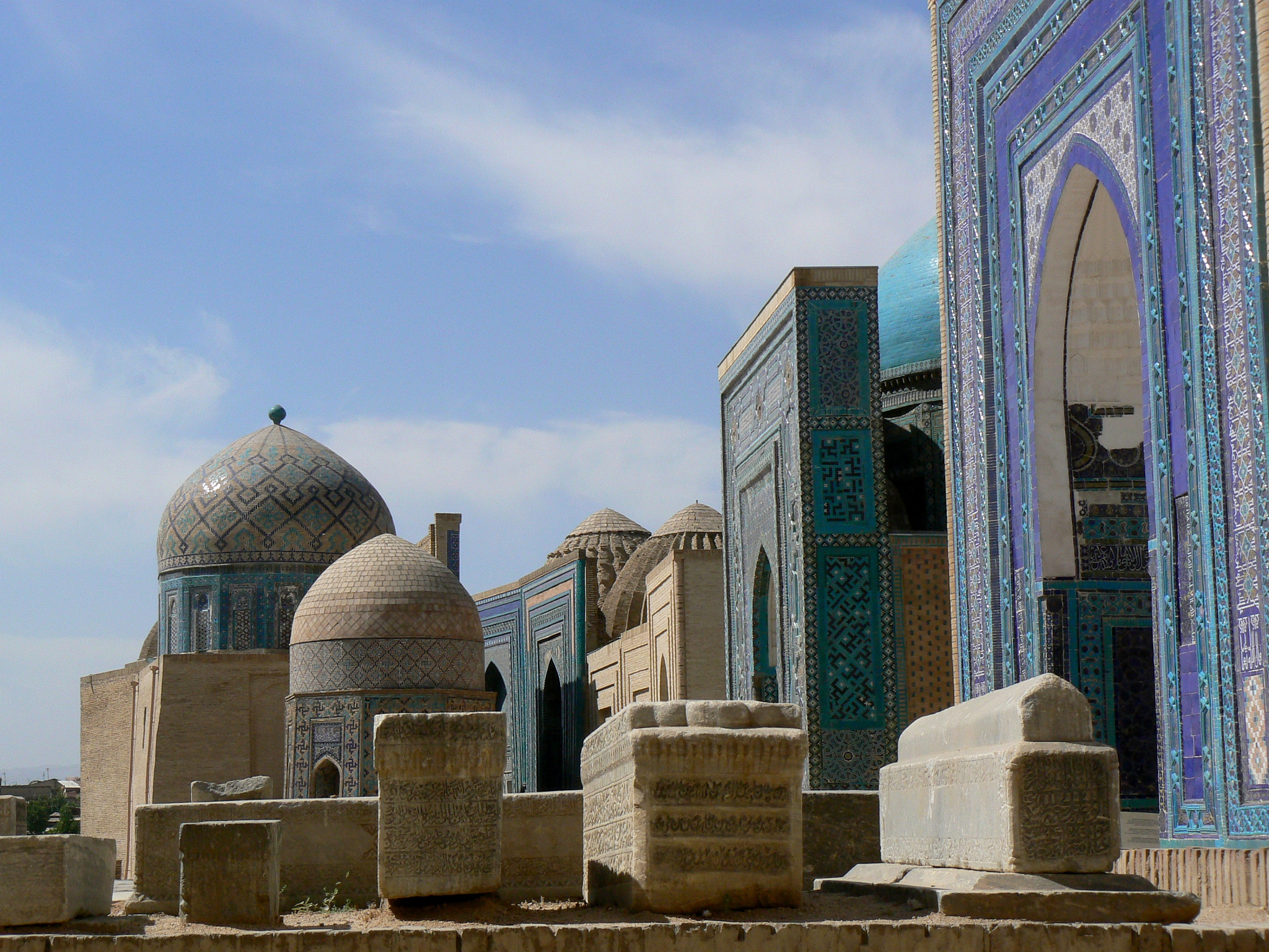 necropolis of shah-i-zinda in samakand