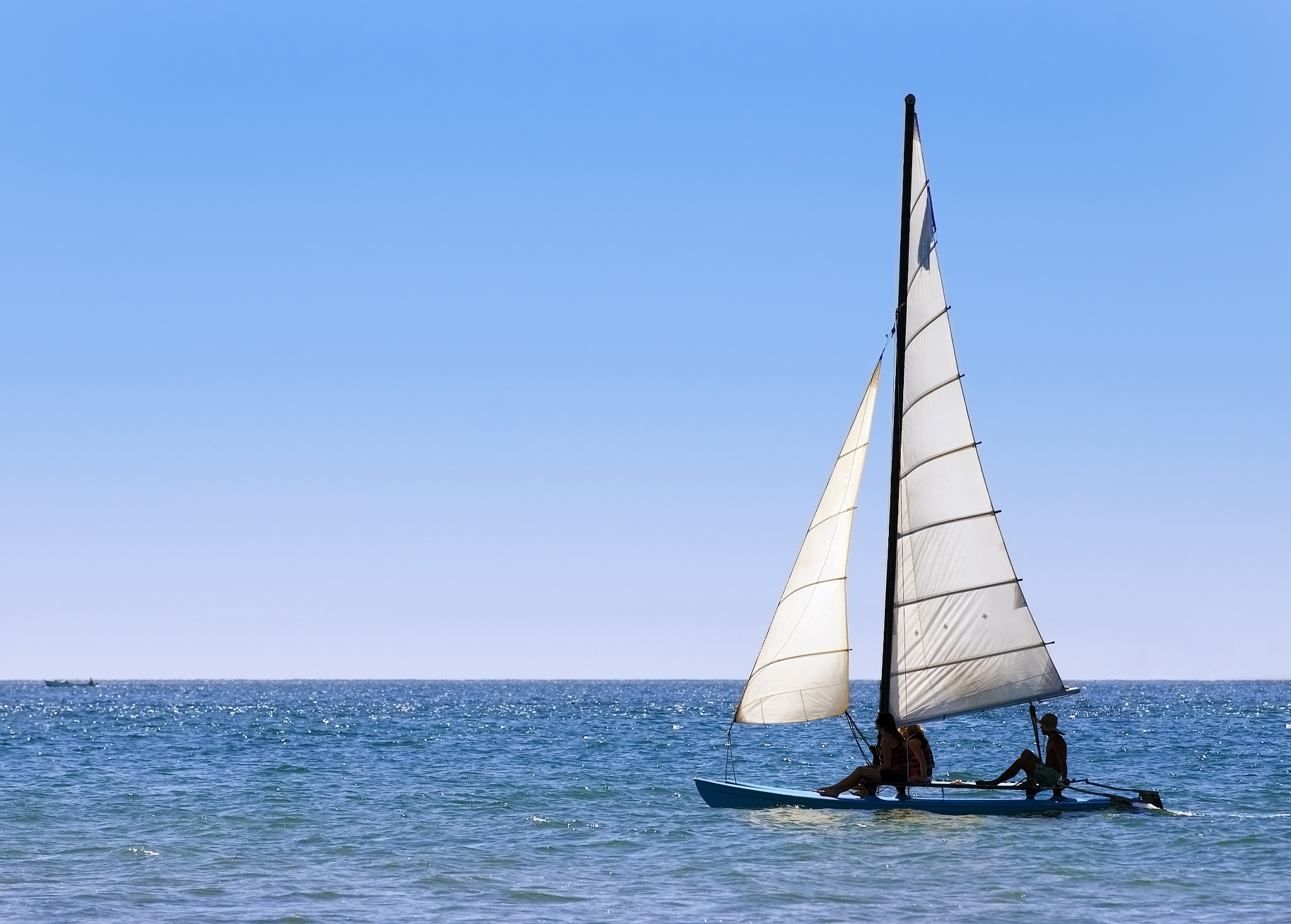 sailing out to sea