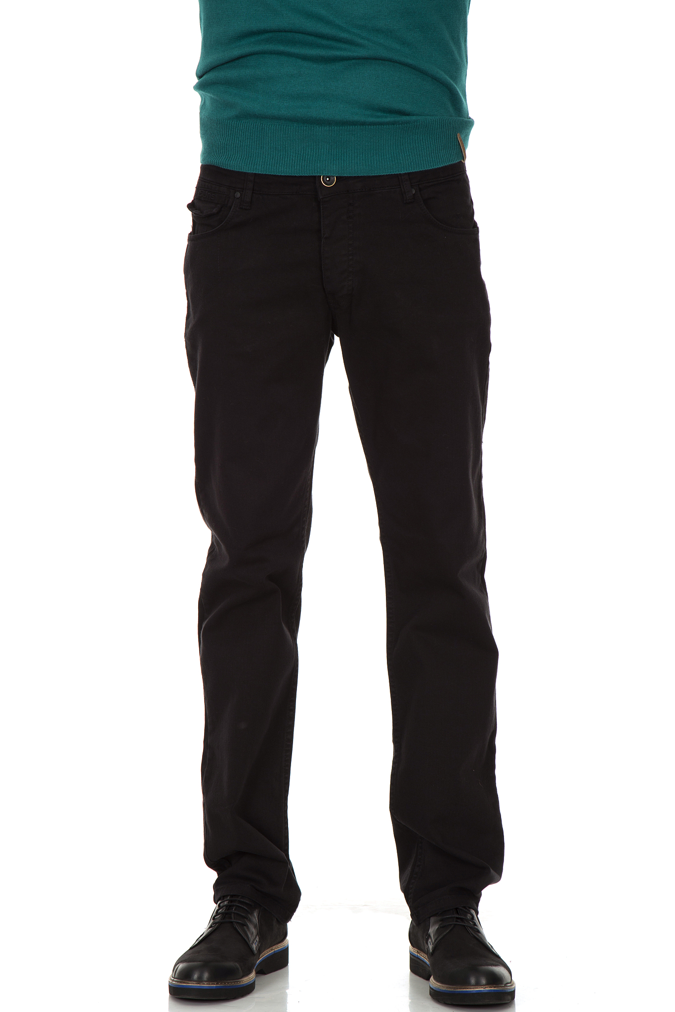 男士时尚个性膝盖拉链破洞款纯白弹力中腰长裤 黑色 XL - 超酷评价