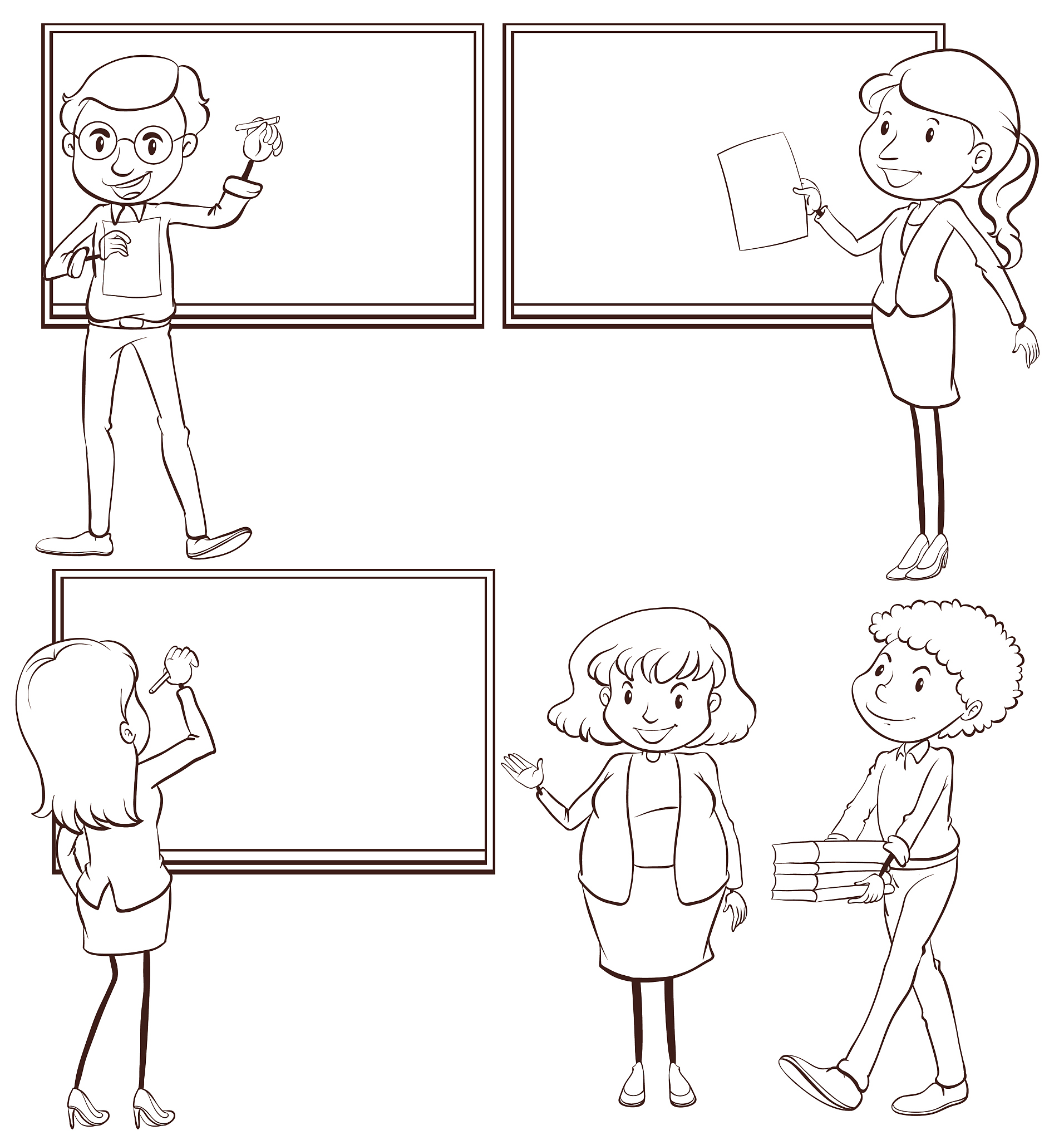 draw a pictrue to my teacher还是for my teacher