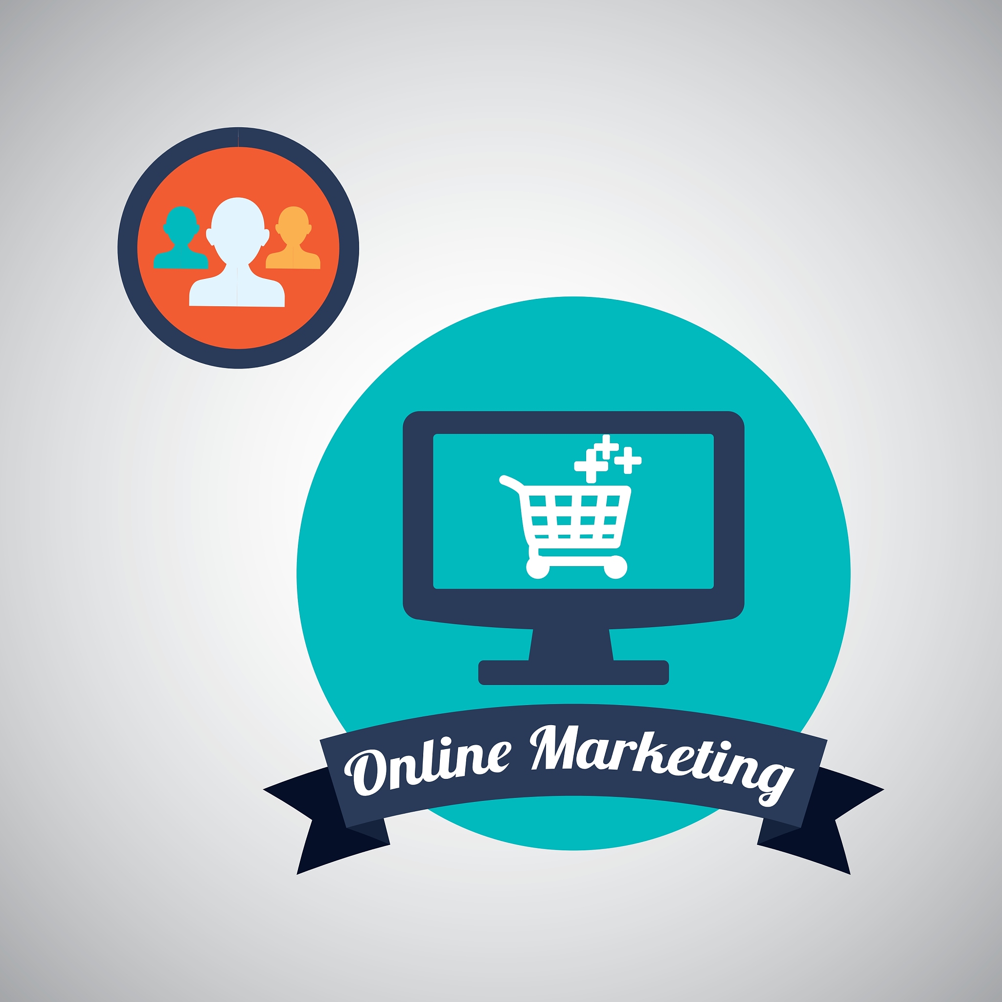 marketing online design ecommerce icon isolated