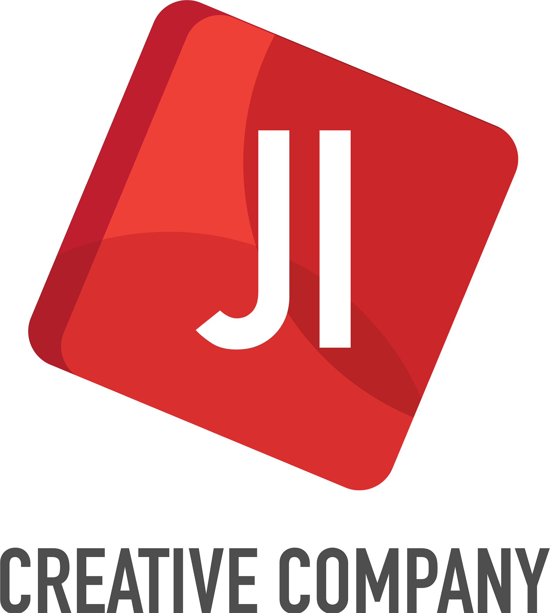 initial letter ji logo template design