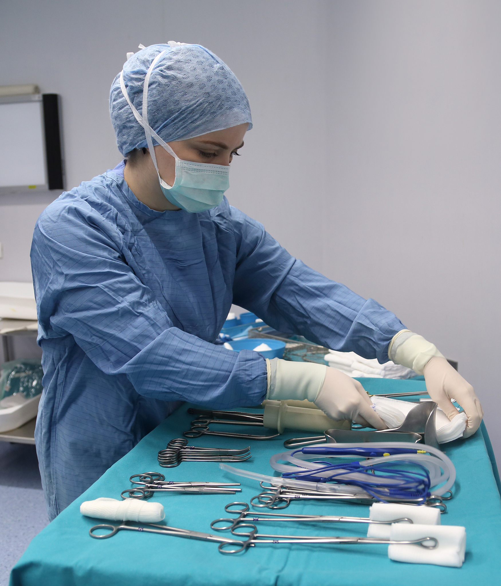 nurse and operating room