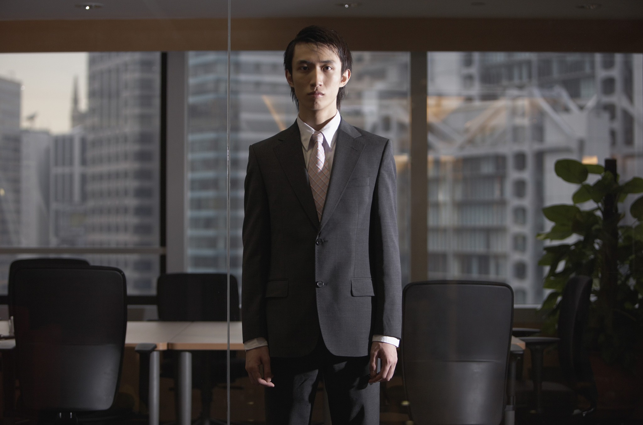 businessman in office