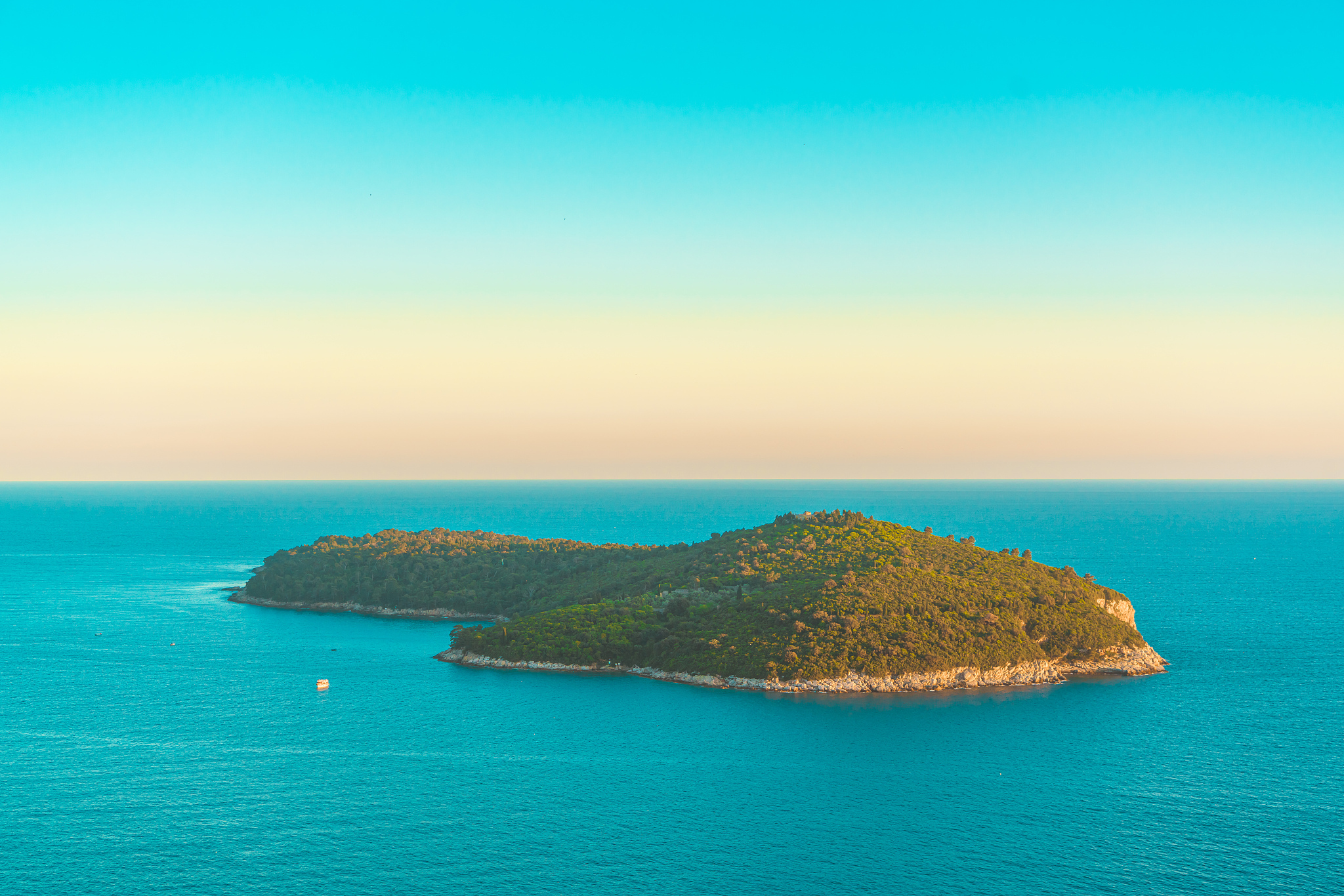 island lokrum. near dubrovnik