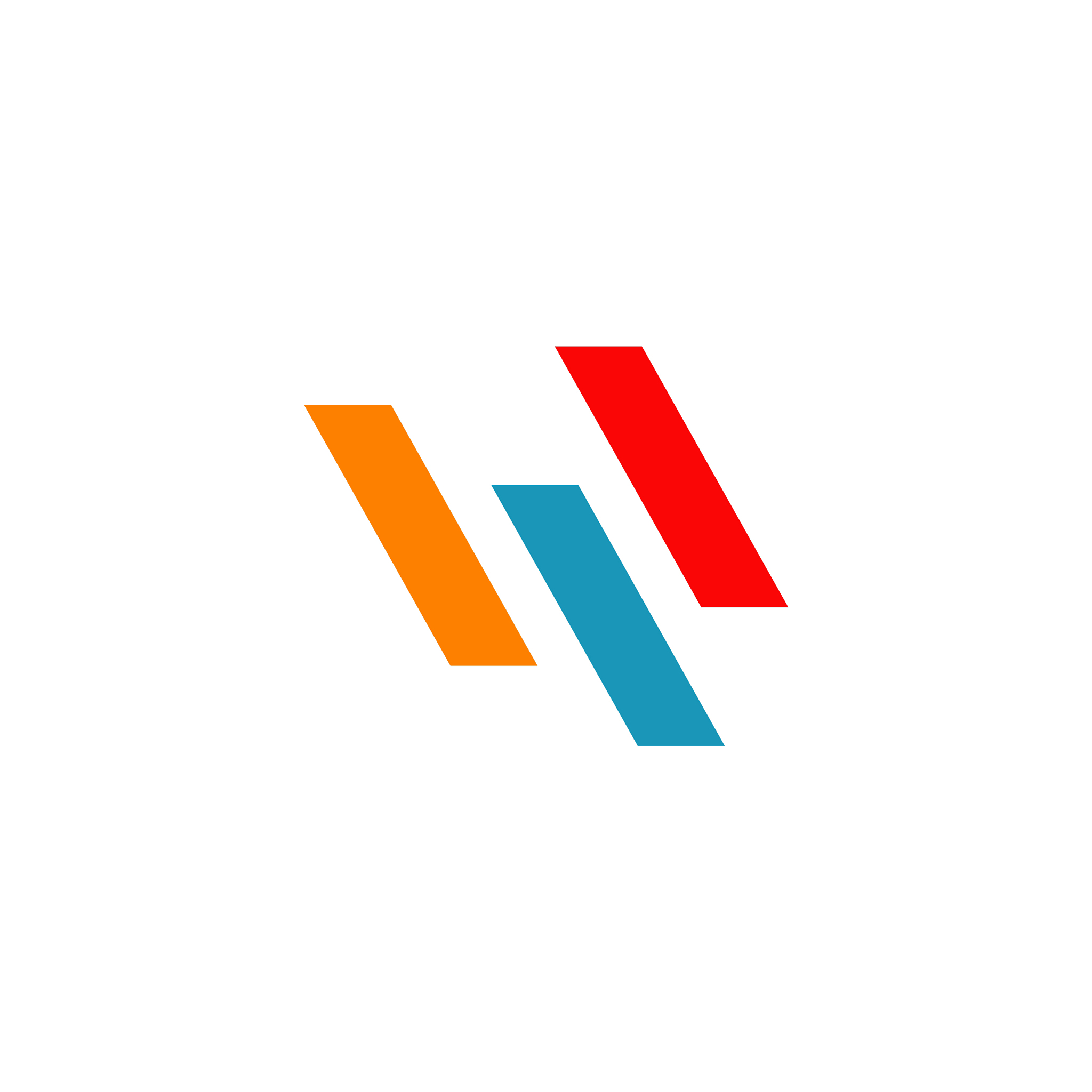 w letter initial icon logo design template
