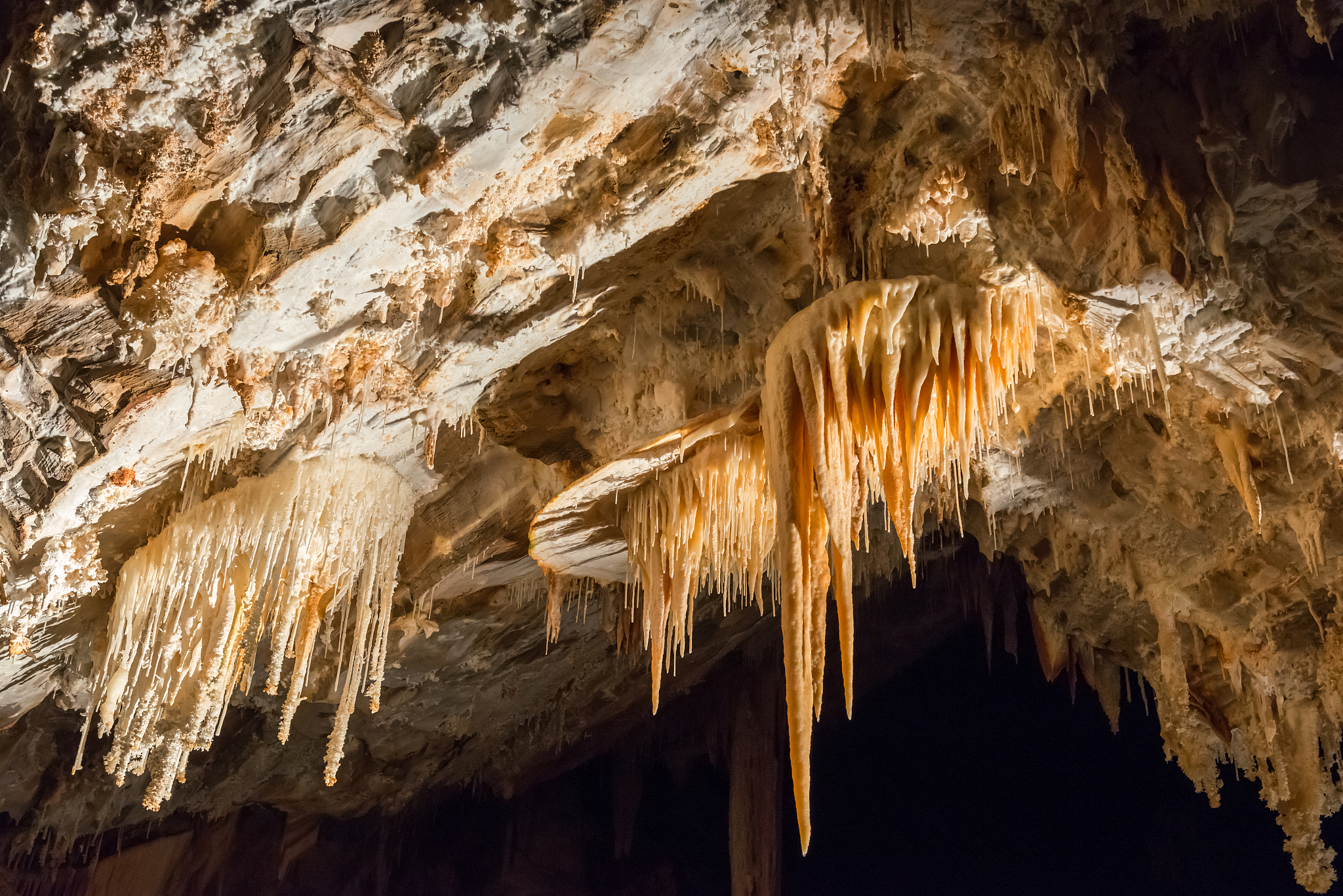 stalactite in a cave