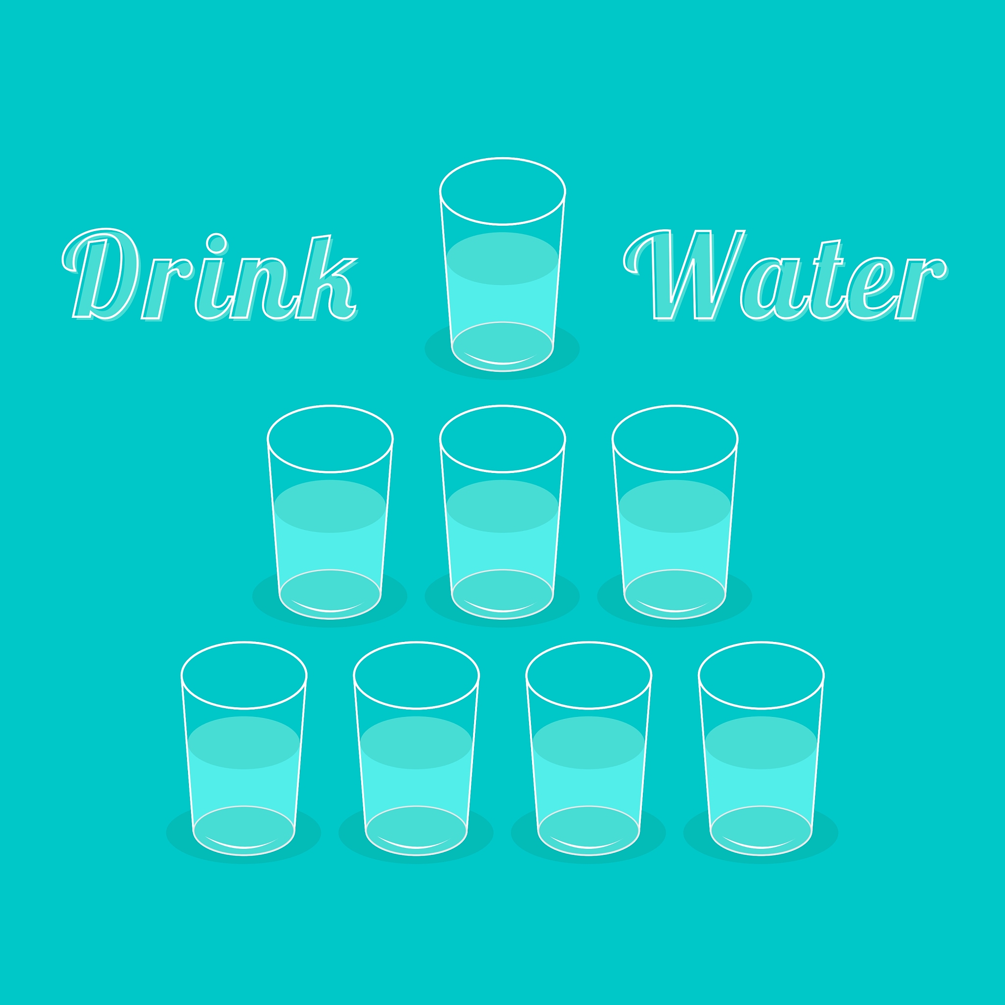 drink eight glasses of water healthy lifestyle