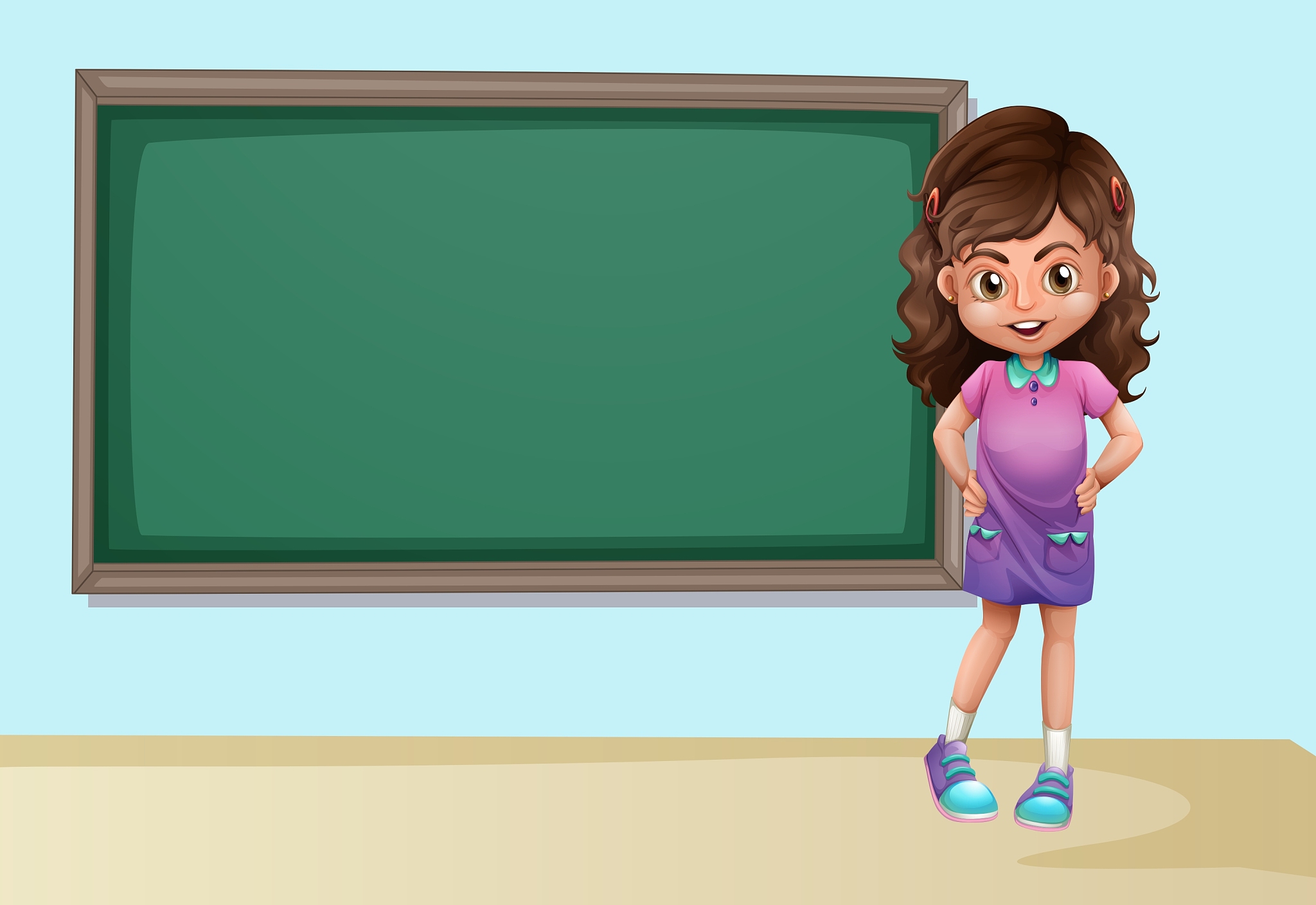 girl and board