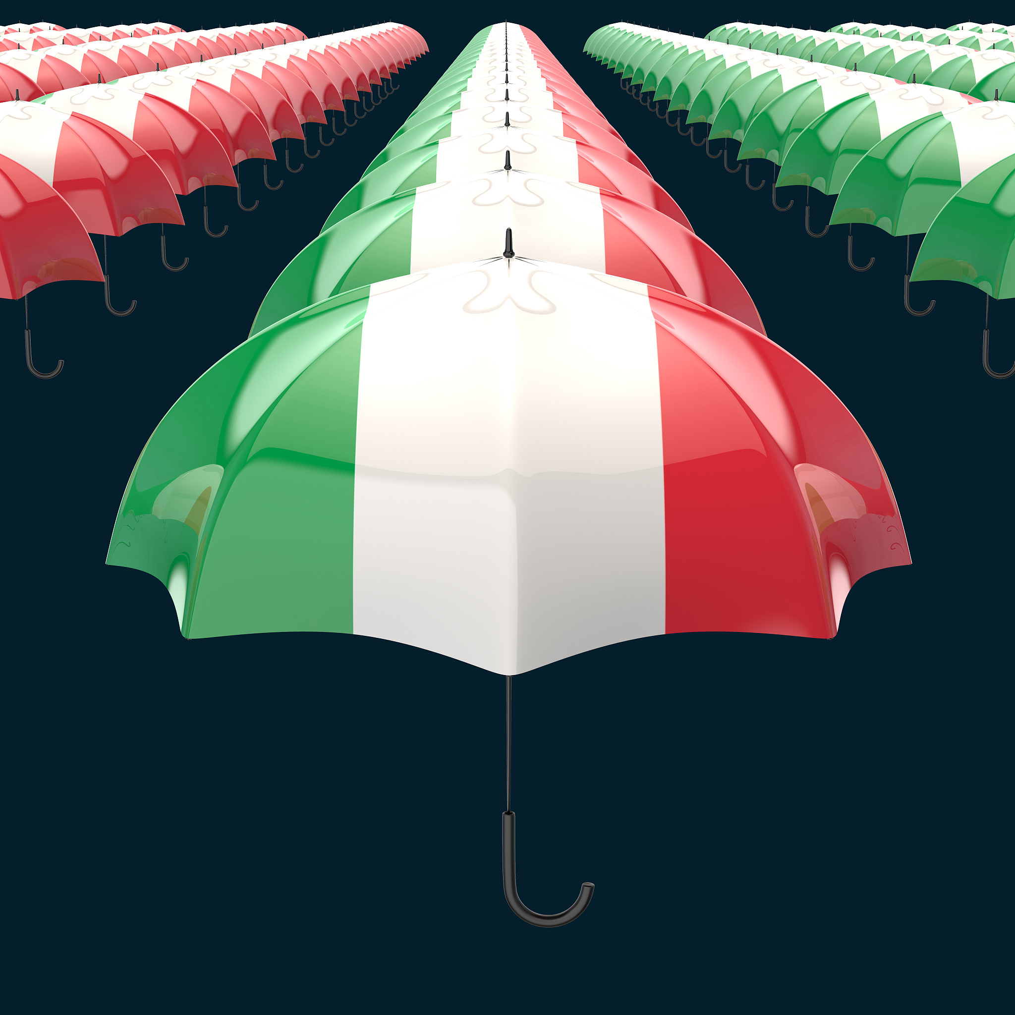 umbrella concept - 3d illustration
