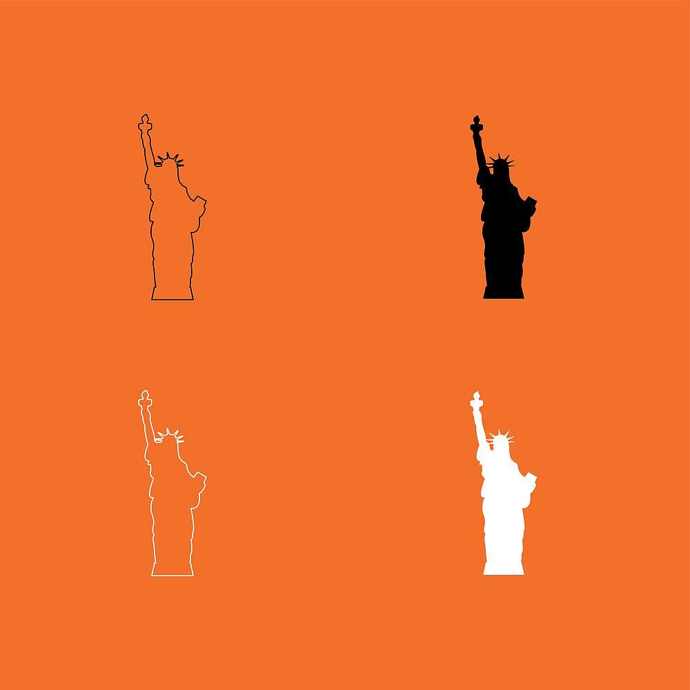 statue of liberty icon .