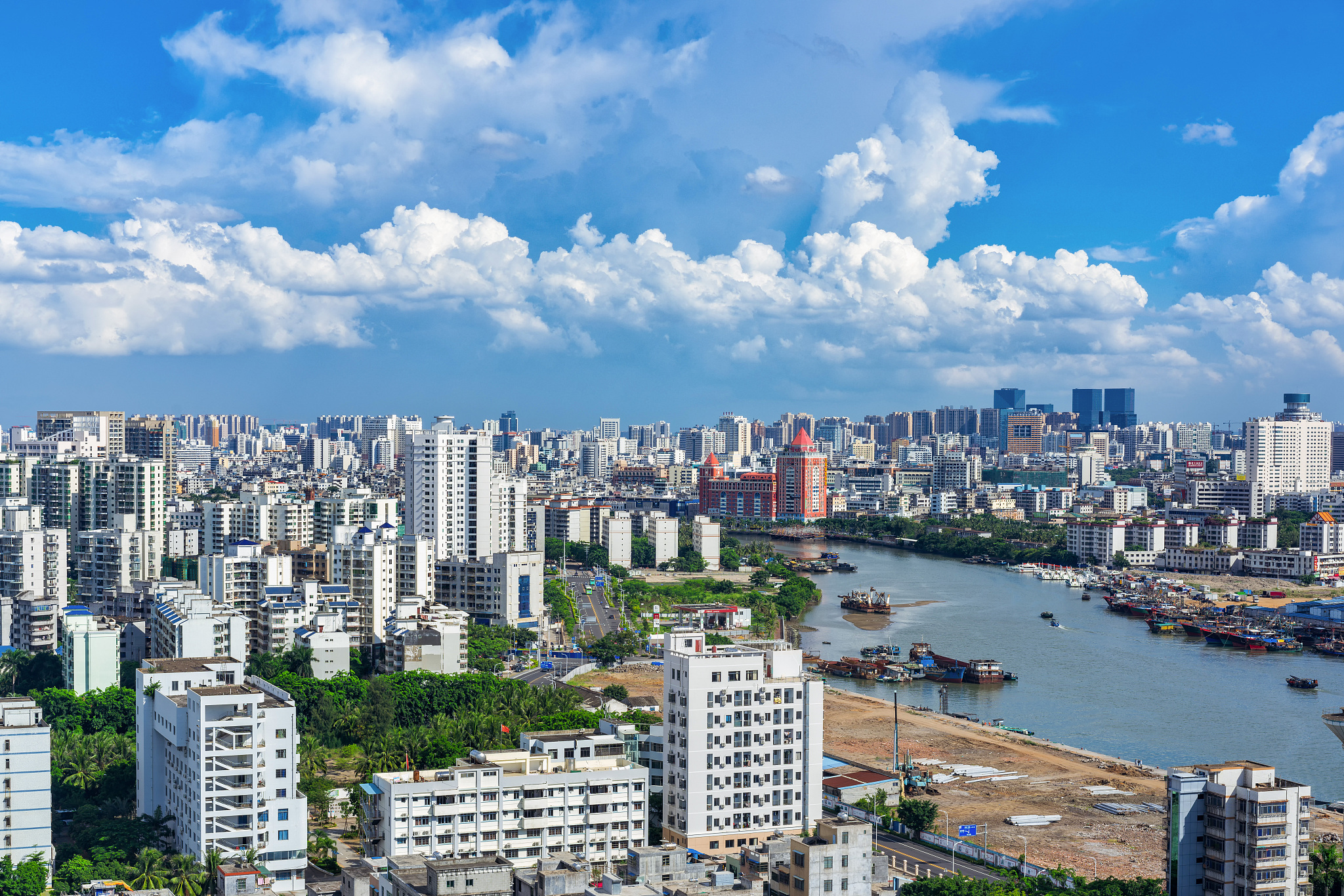 俯瞰海口