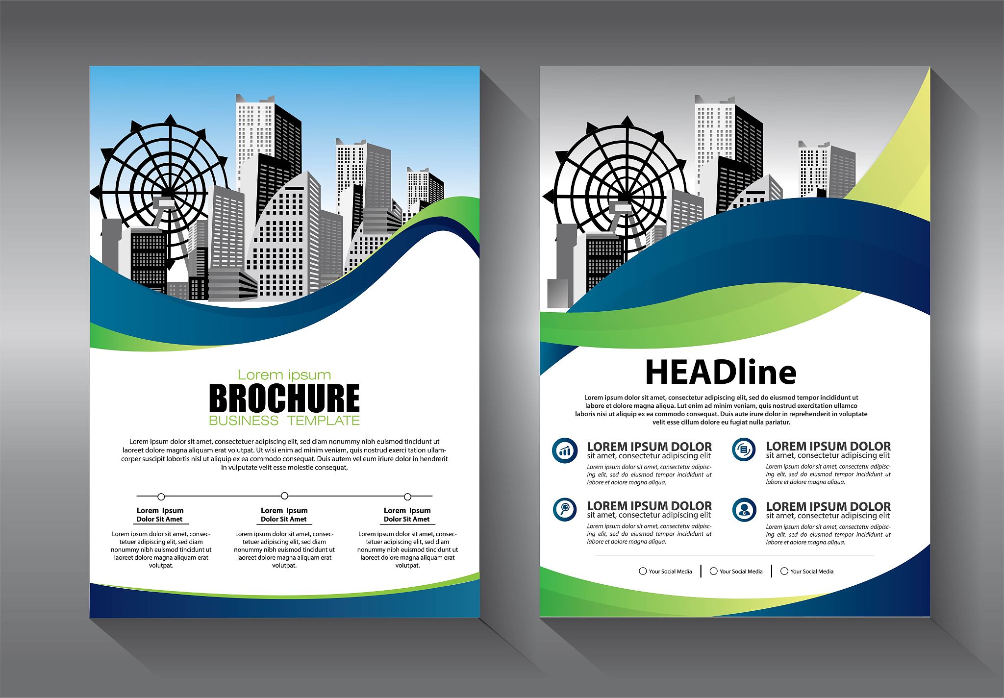 brochure design, cover modern layout, annual report, poster, fly