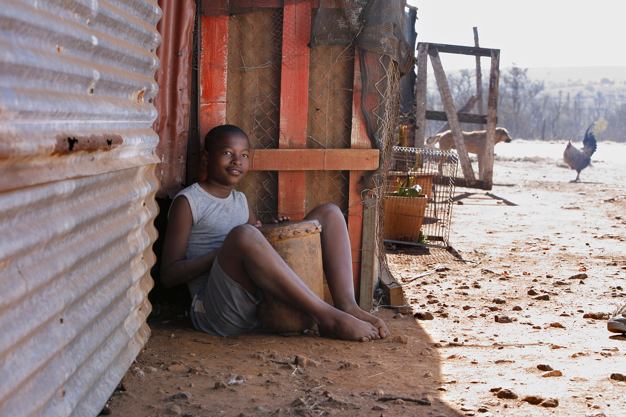 非洲贫穷家庭现象