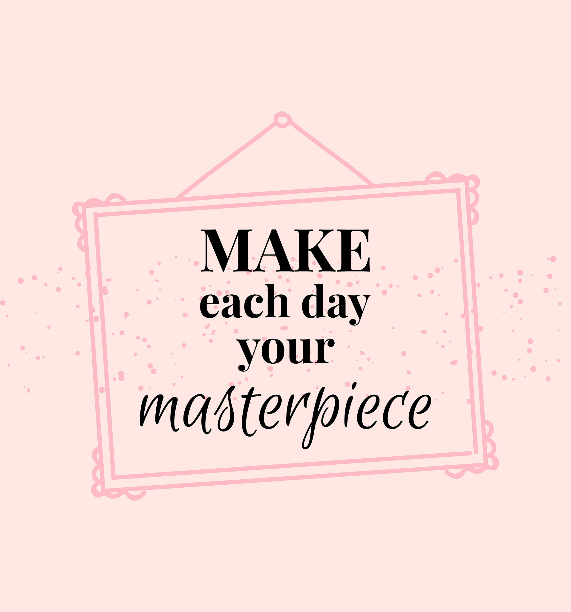 hand drawn frame modern brush