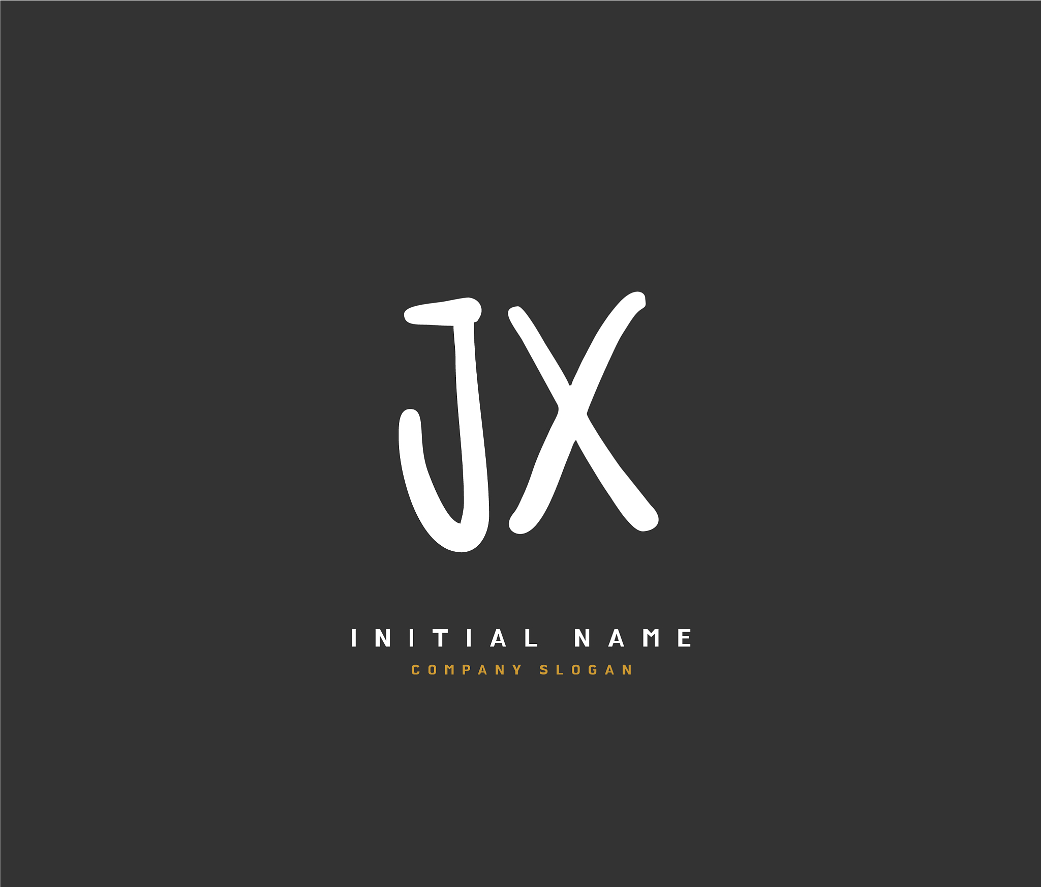 j x jx beauty initial logo handwriting logo of