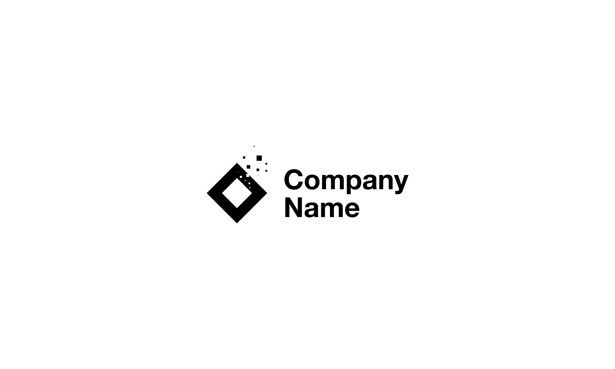 logo on which an abstract image data in