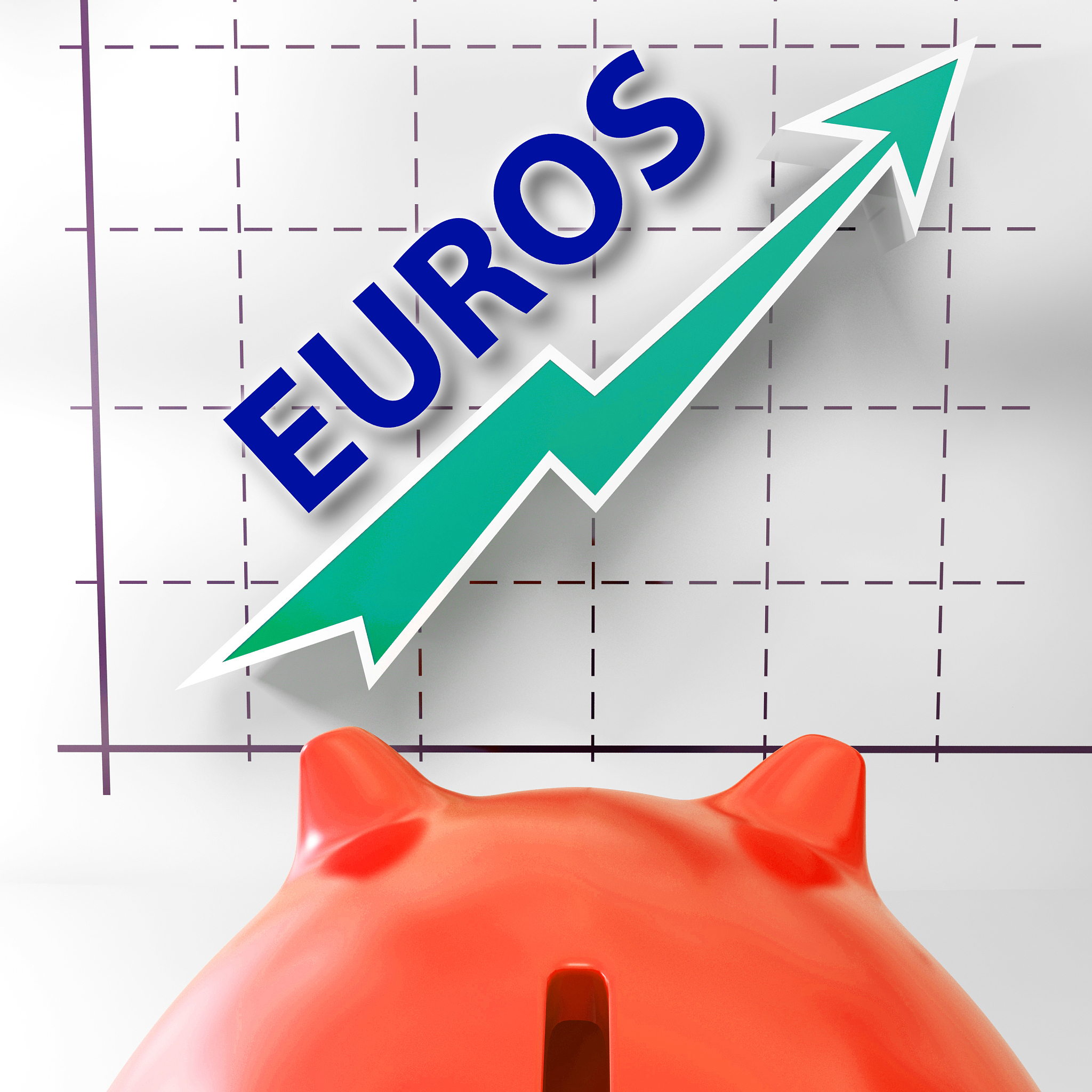 euros graph means growth of european economy