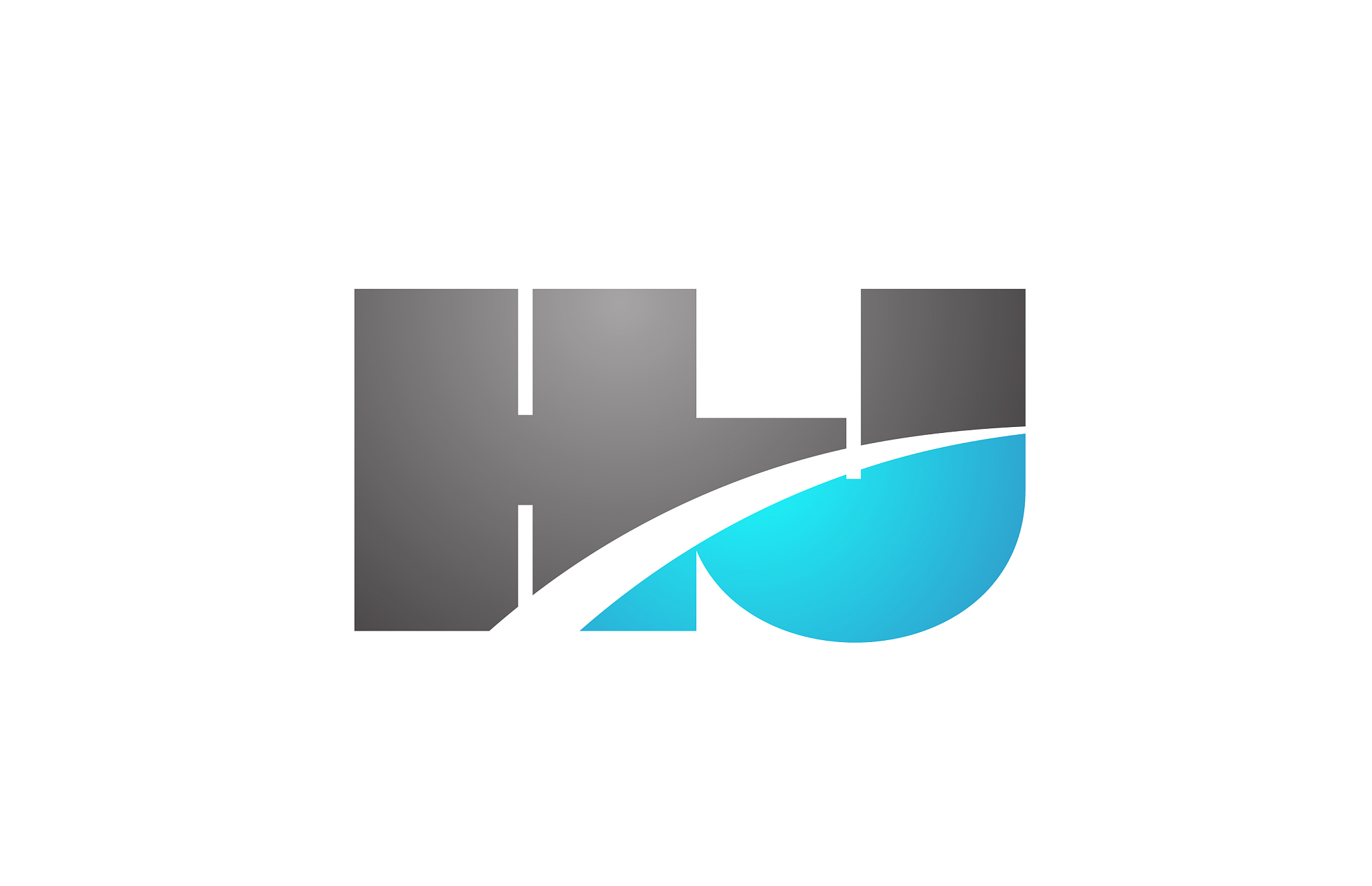 alphabet letter hj h j logo company icon design