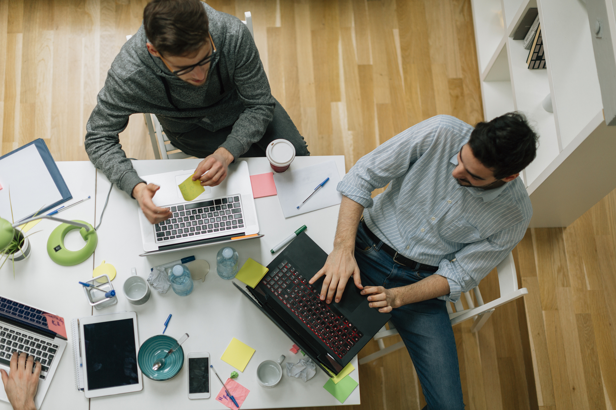 developers working in their office.