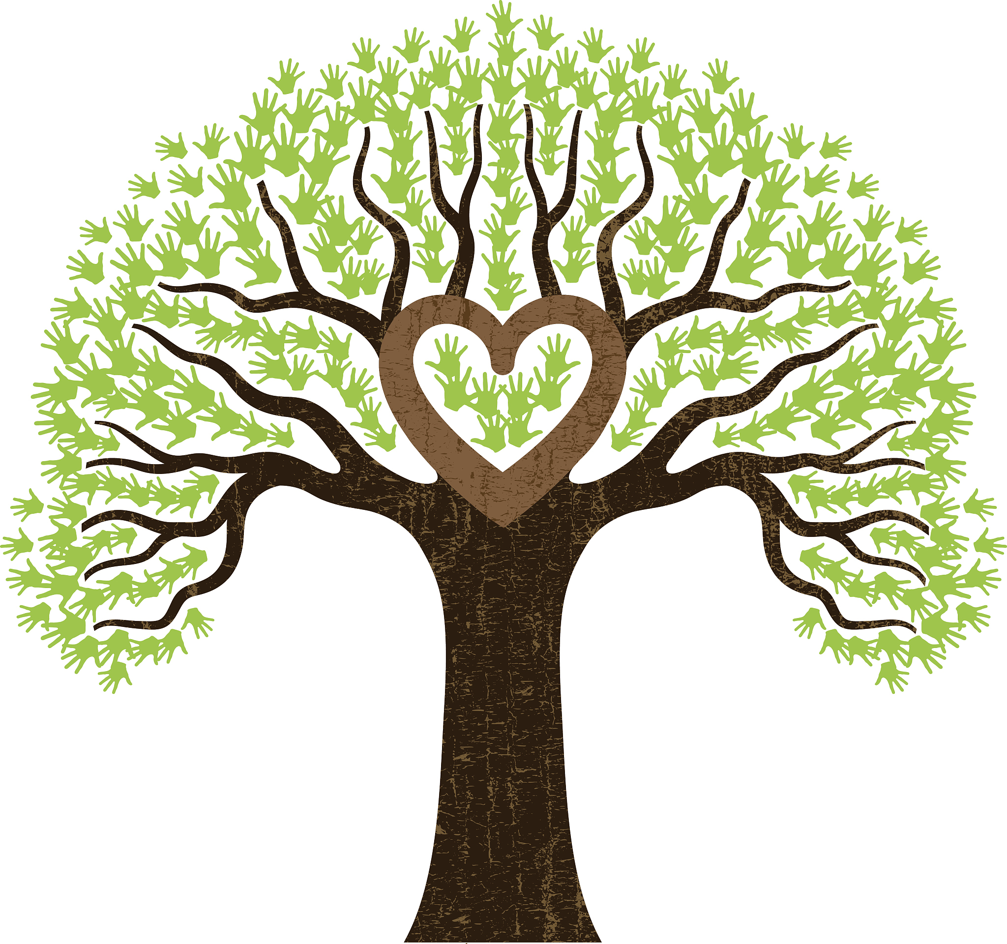 tree with heart illustration