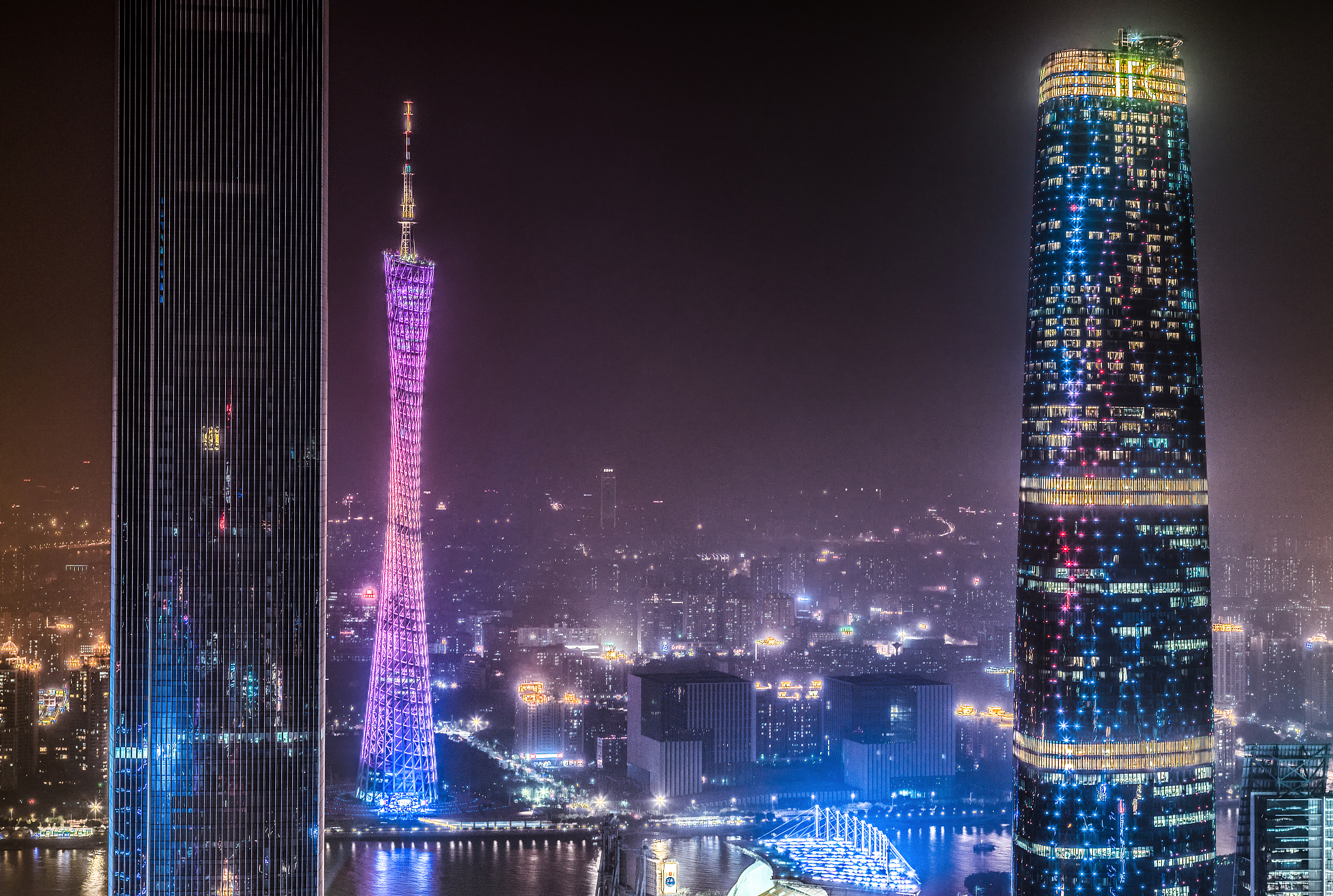 zhujiang new town area, guangzhou,city skyline